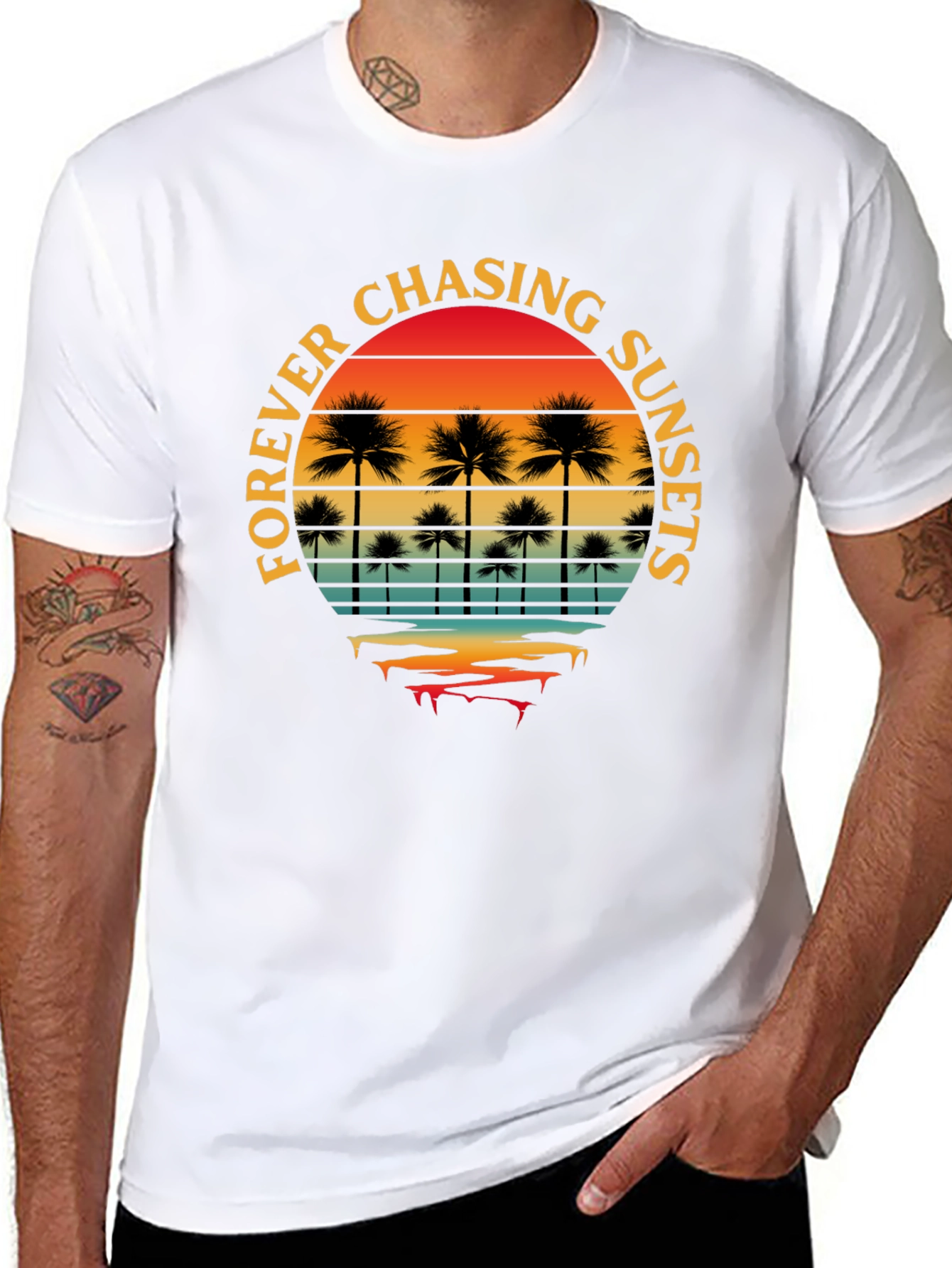 Forever Chasing Sunsets Graphic Tee