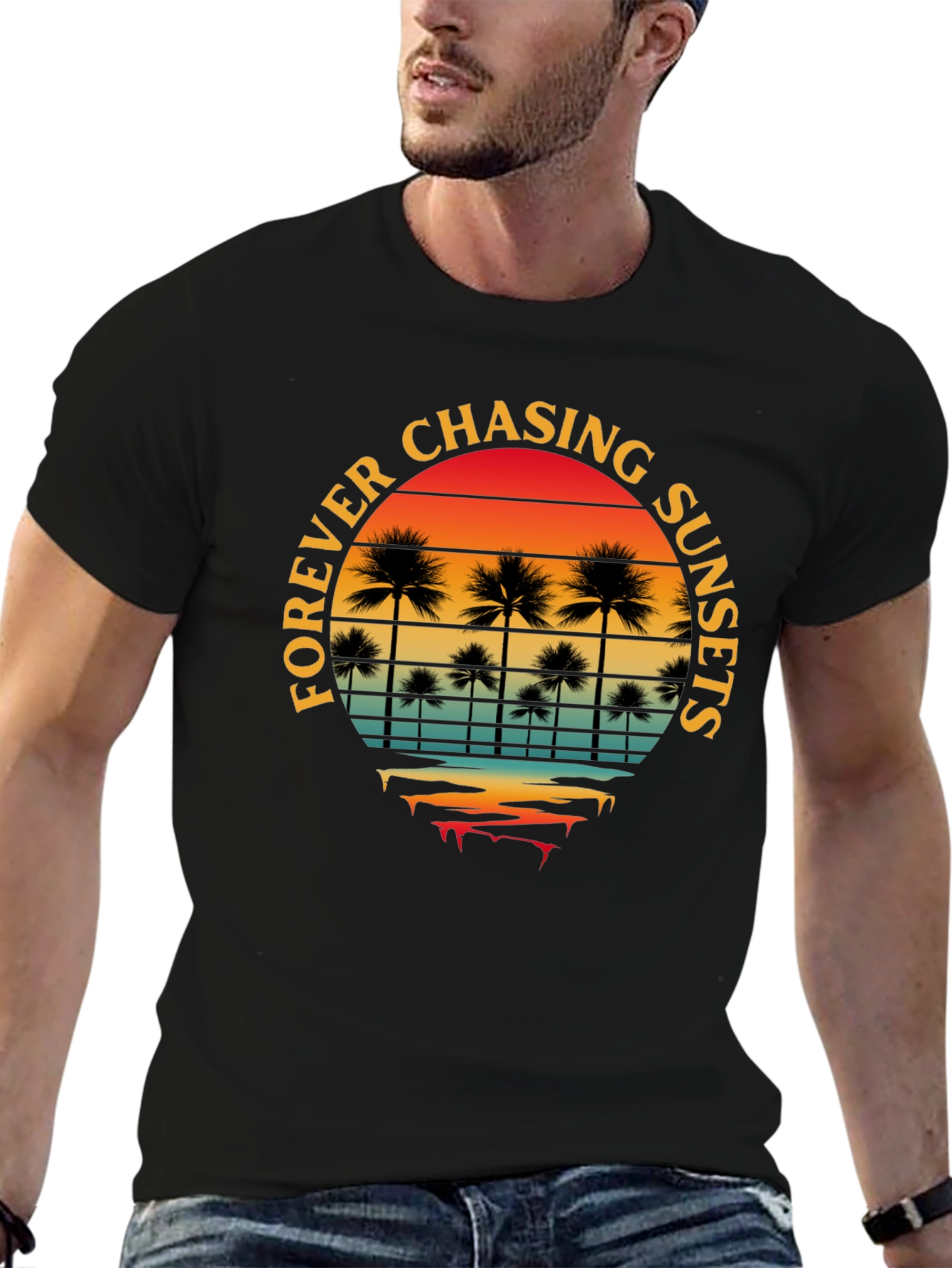 Forever Chasing Sunsets Graphic Tee