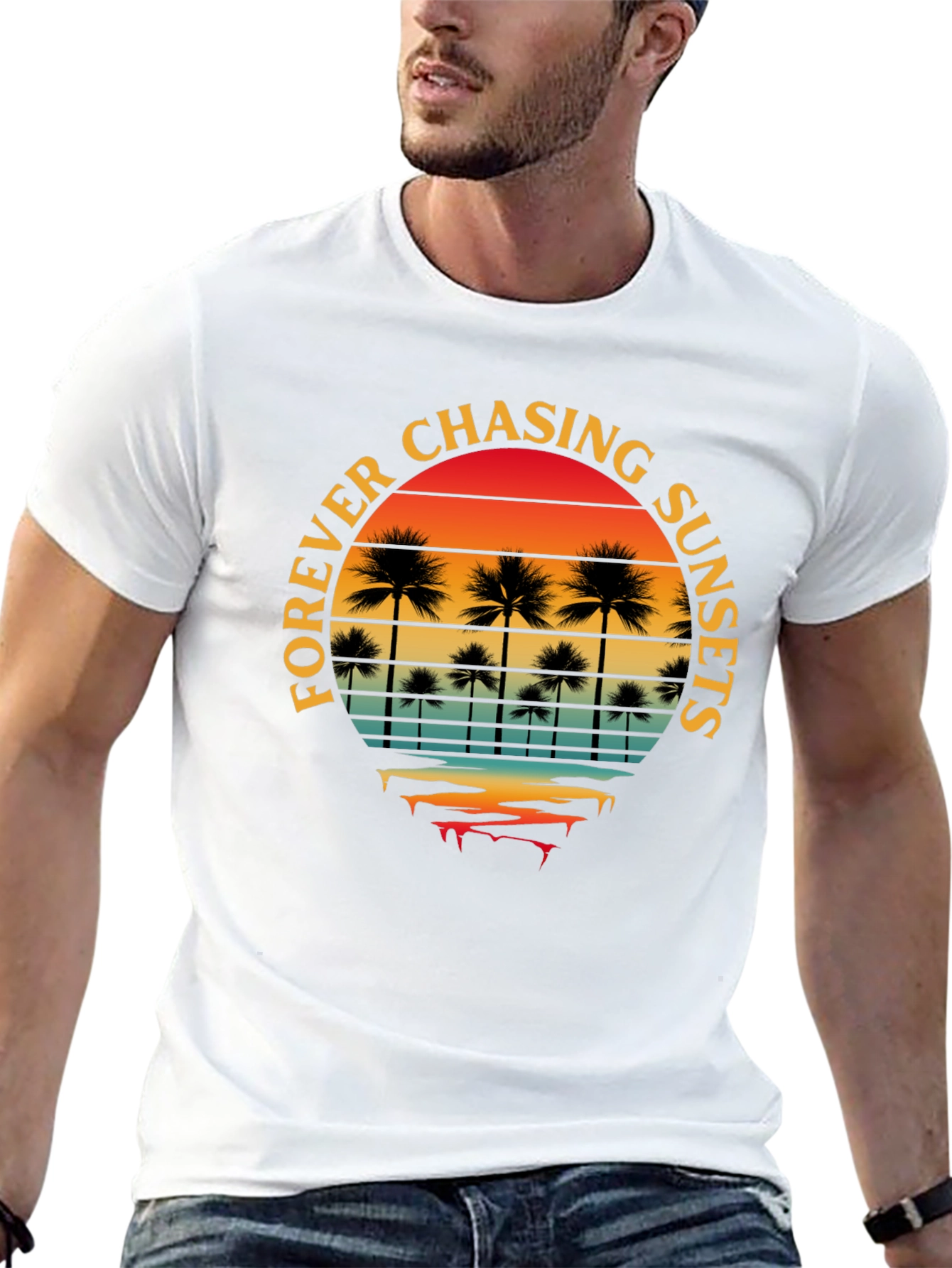 Forever Chasing Sunsets Graphic Tee