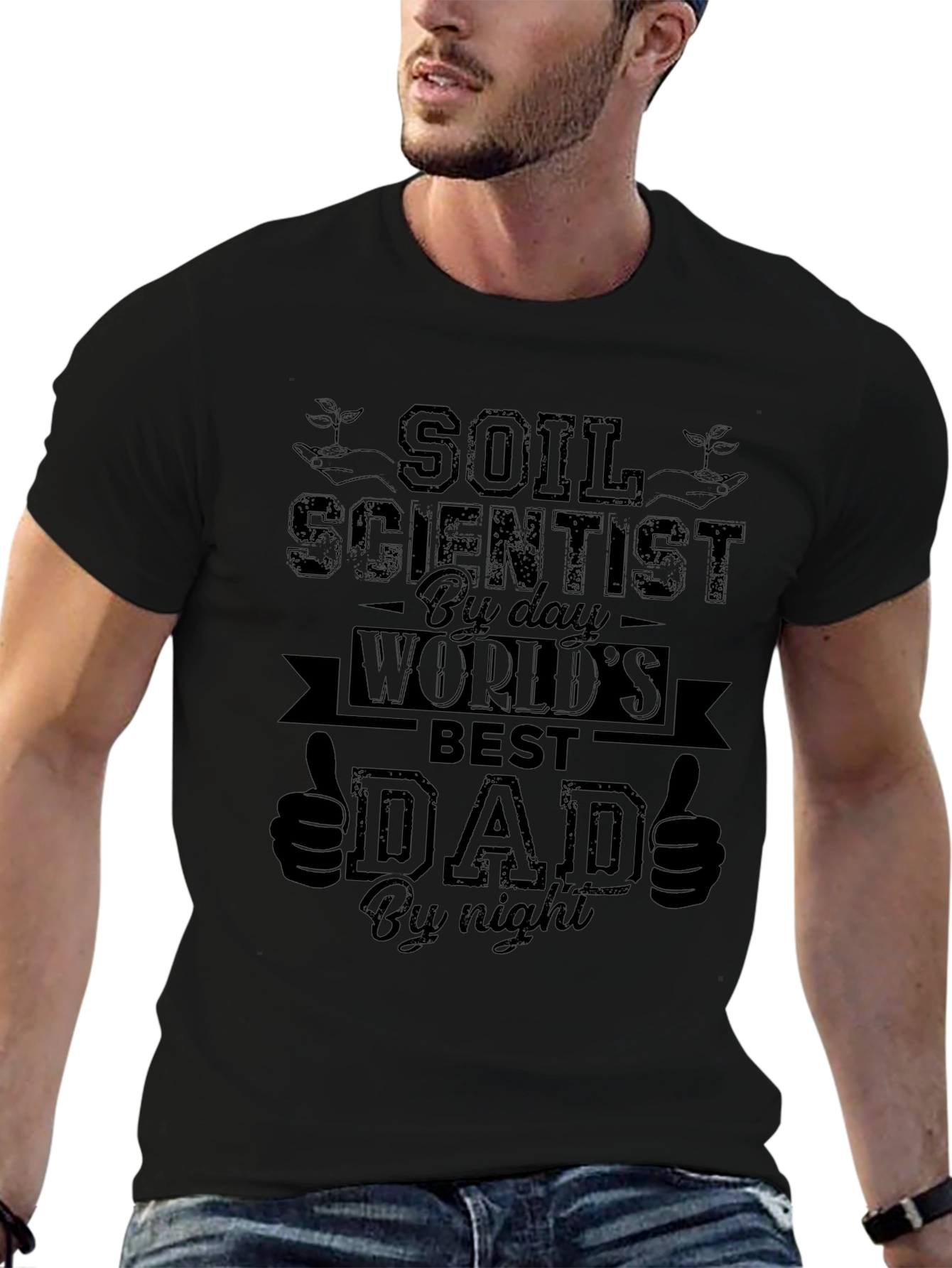 Soil Scientist Dad T-Shirt - Best Dad By Night