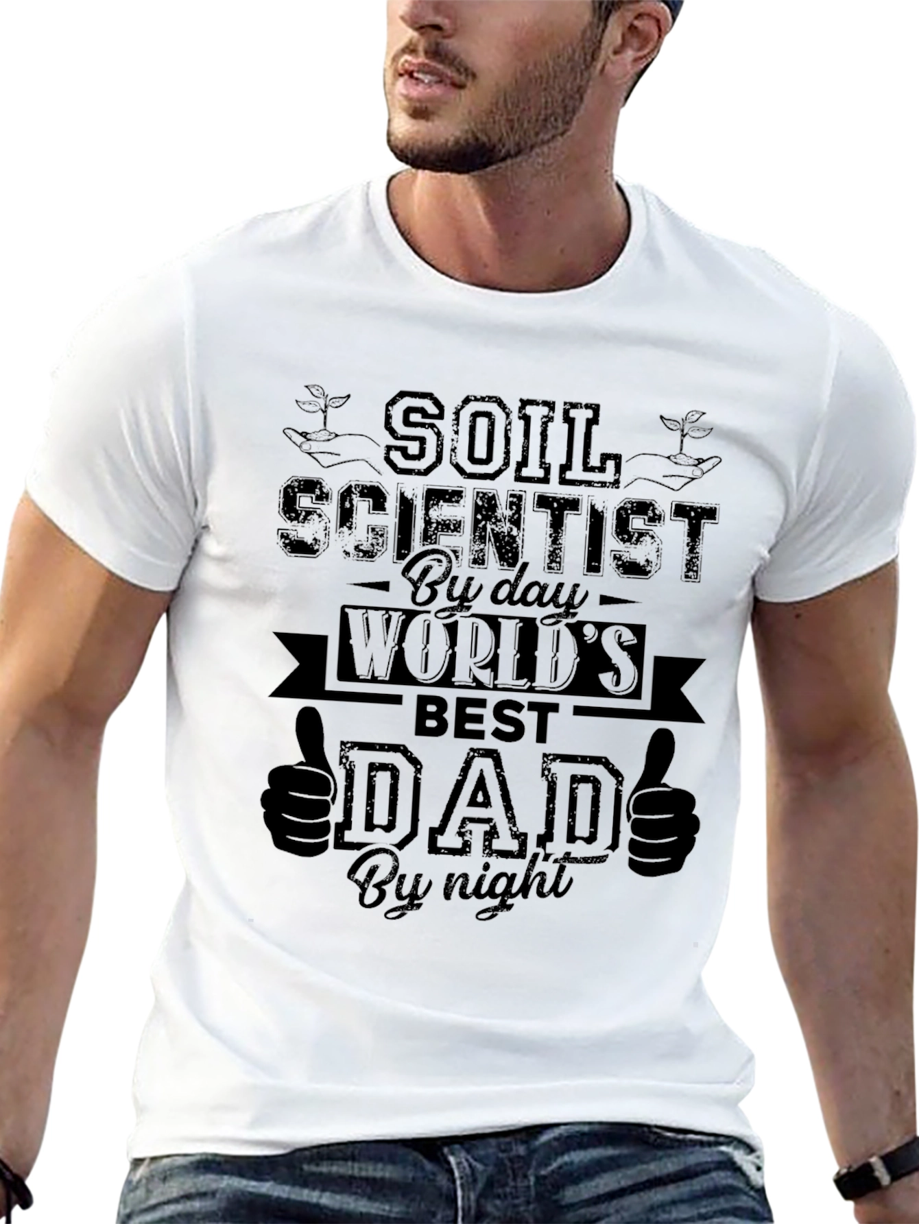 Soil Scientist Dad T-Shirt - Best Dad By Night