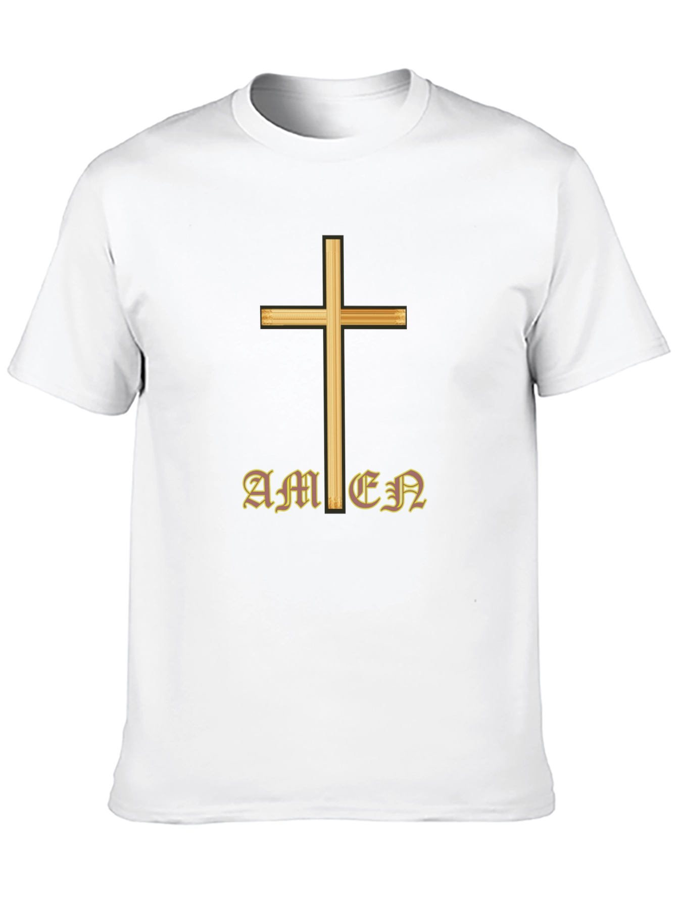 Amen Cross T-Shirt - Christian Religious Apparel