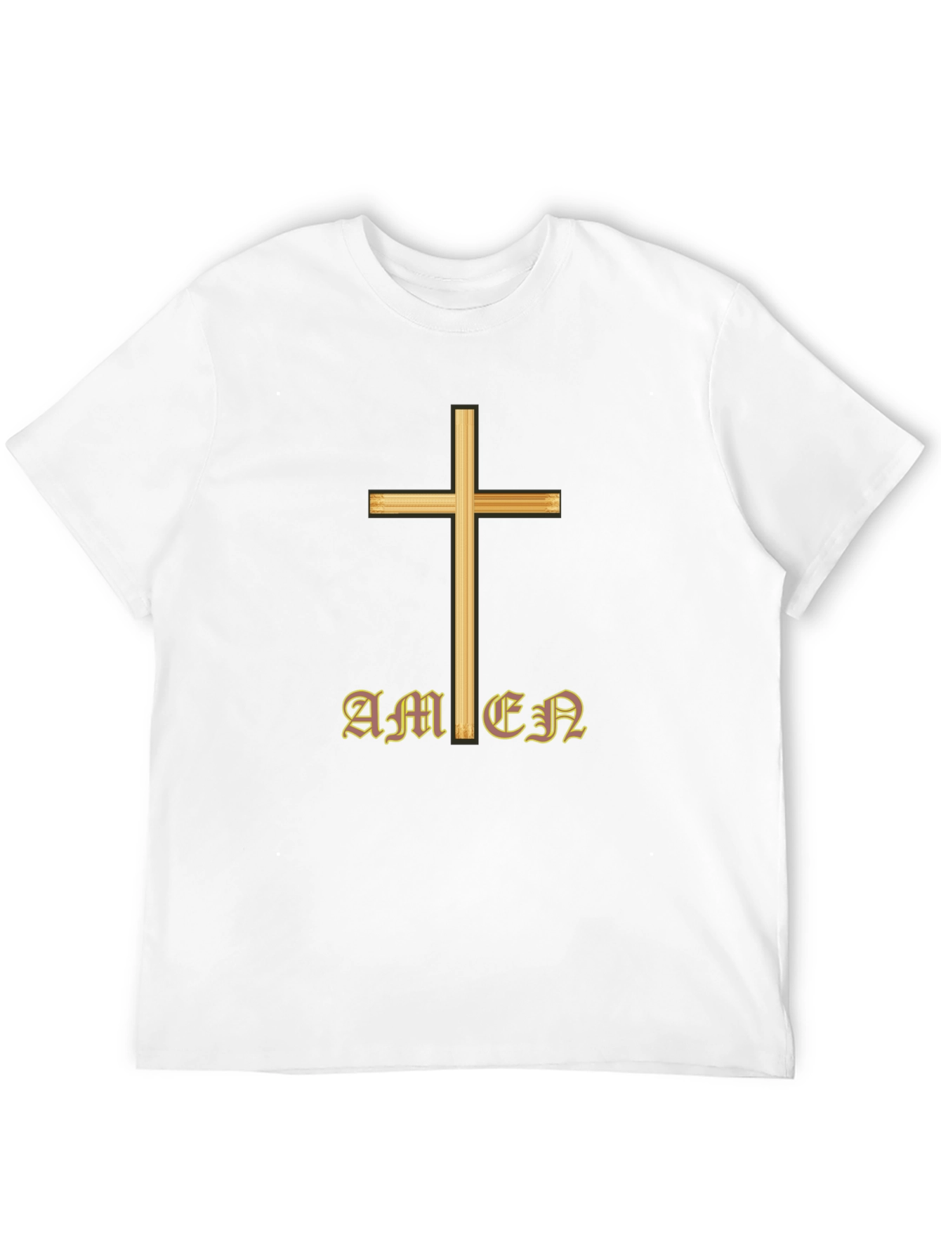 Amen Cross T-Shirt - Christian Religious Apparel