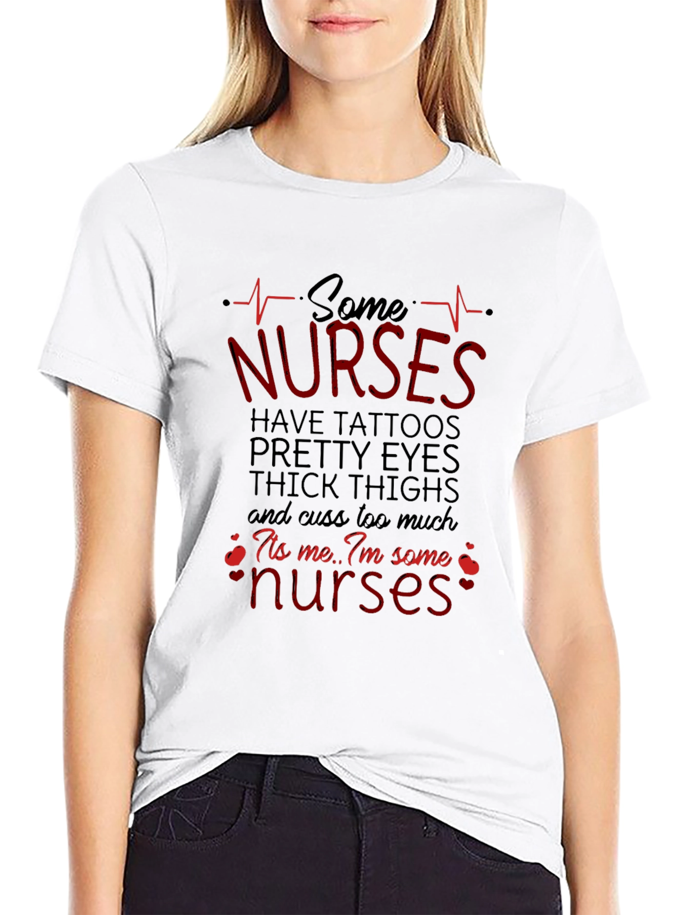 Some Nurses Have Tattoos Graphic Tee
