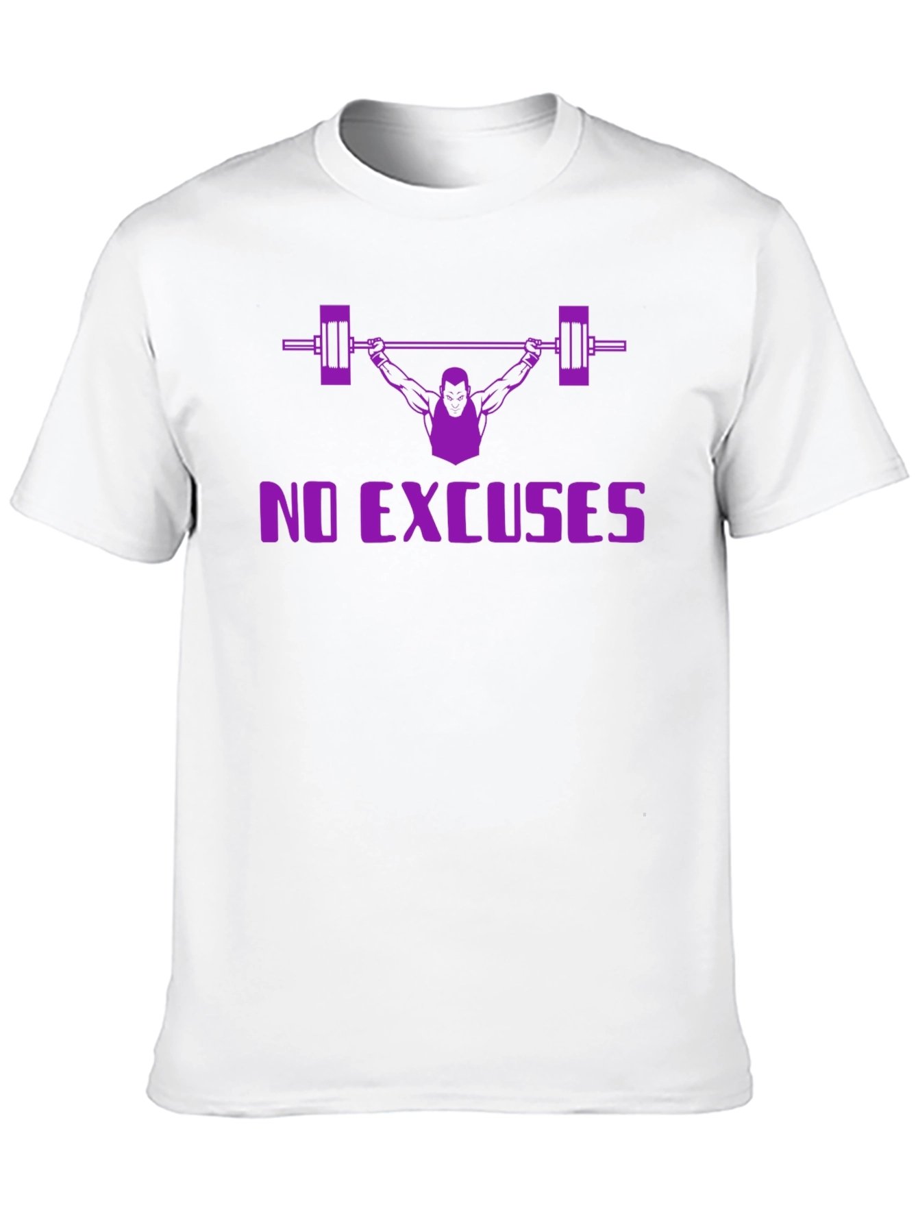 No Excuses Weightlifting T-Shirt - Black