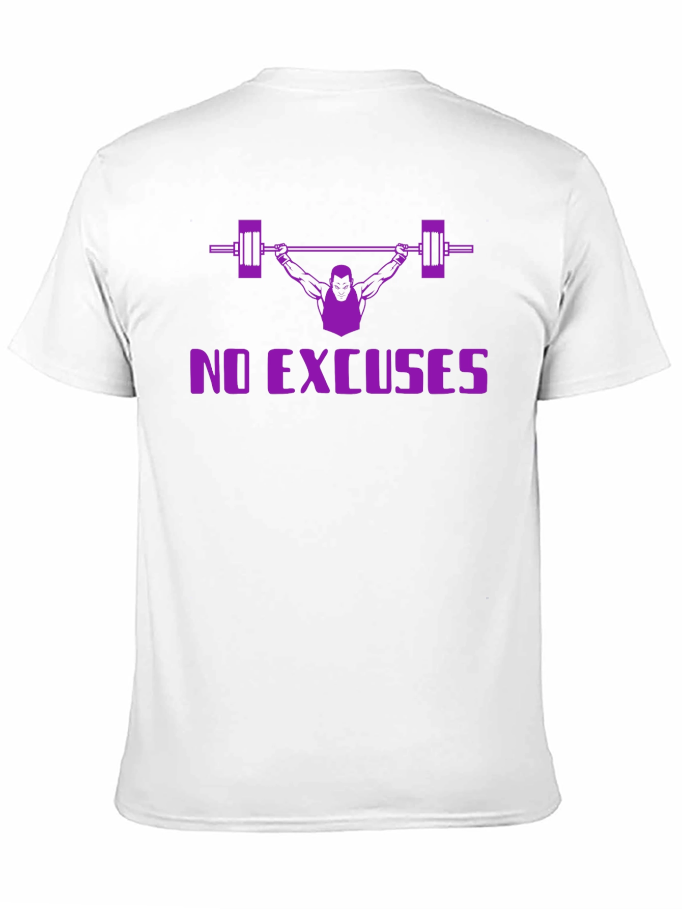 No Excuses Weightlifting T-Shirt - Black
