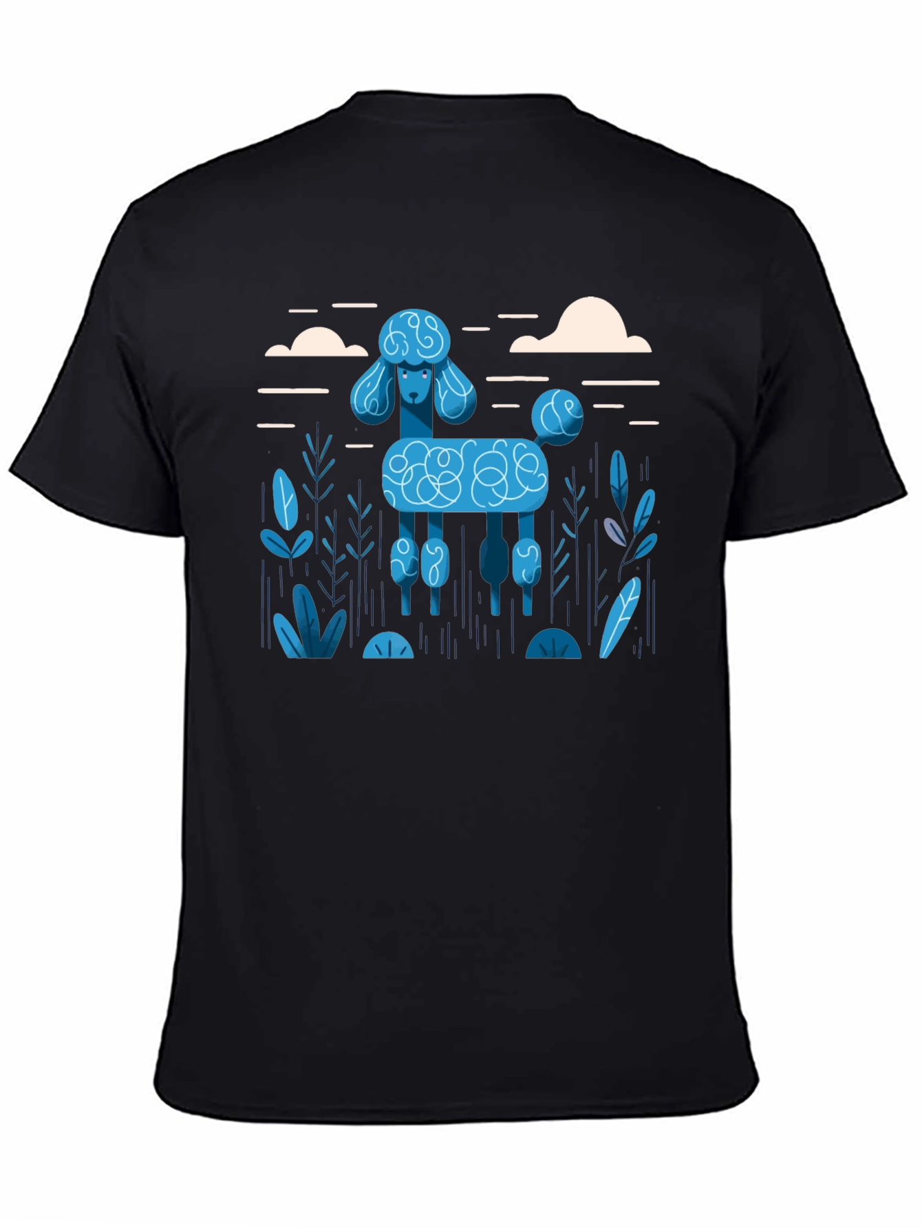 Poodle Graphic Tee - Modern Dog Lover Shirt