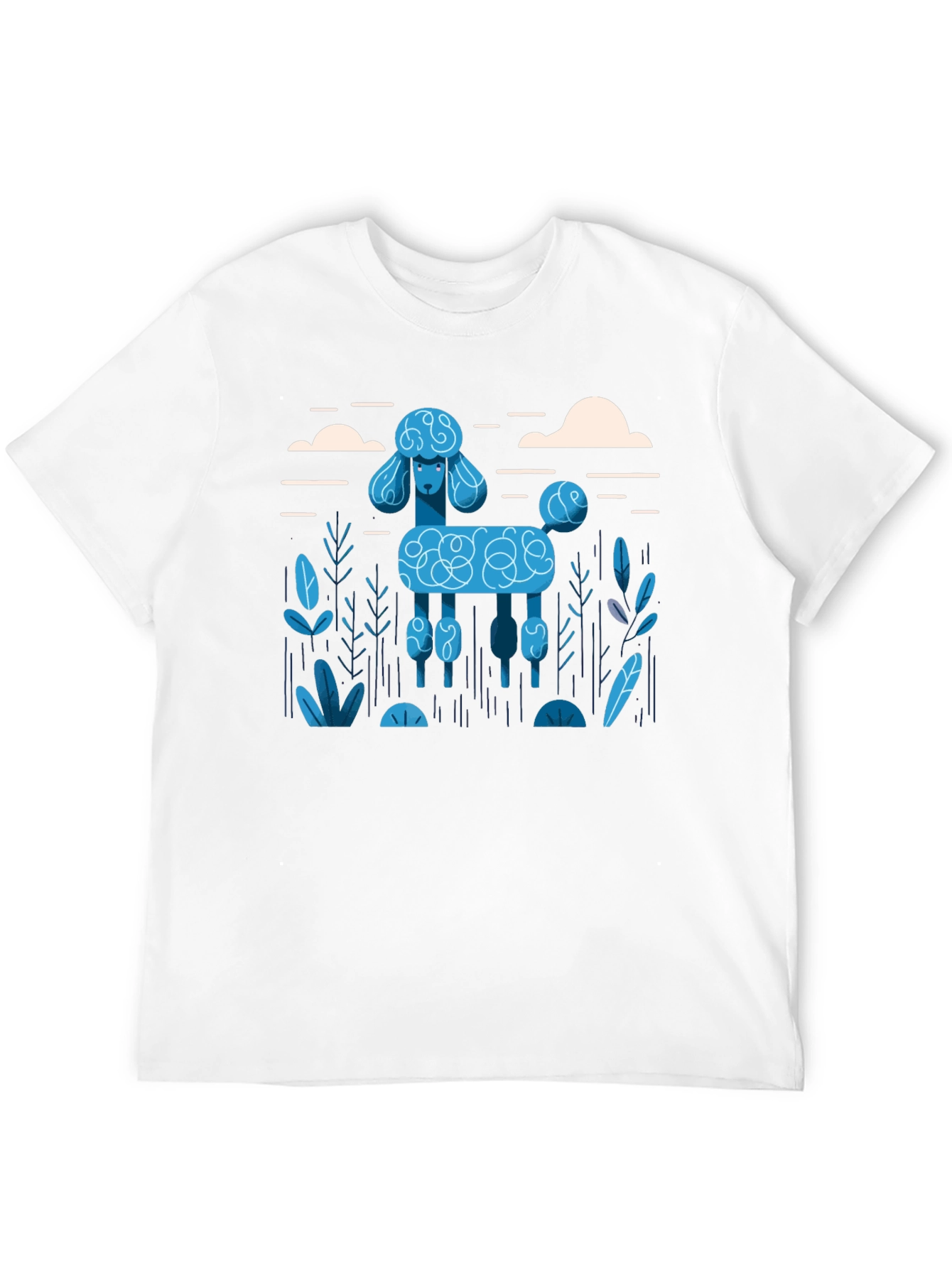 Poodle Graphic Tee - Modern Dog Lover Shirt