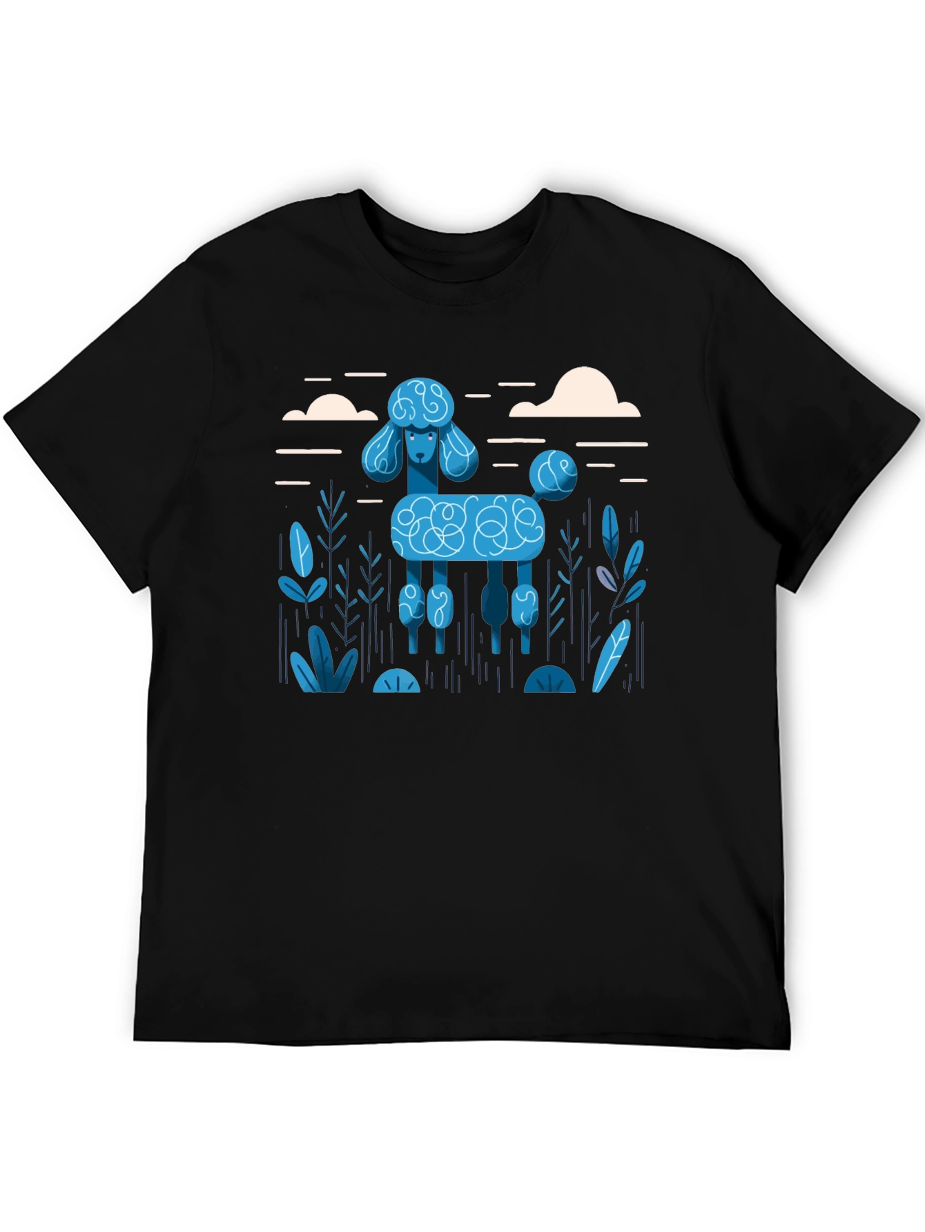 Poodle Graphic Tee - Modern Dog Lover Shirt
