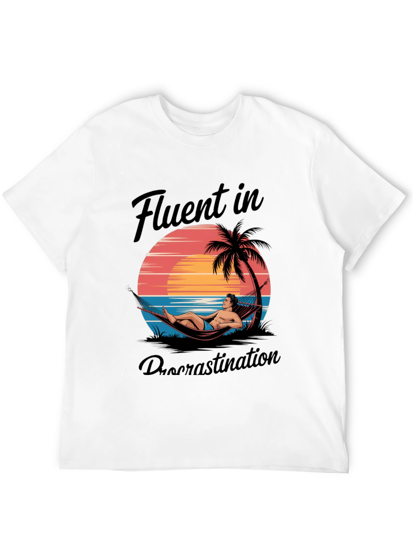 Fluent in Procrastination Graphic Tee