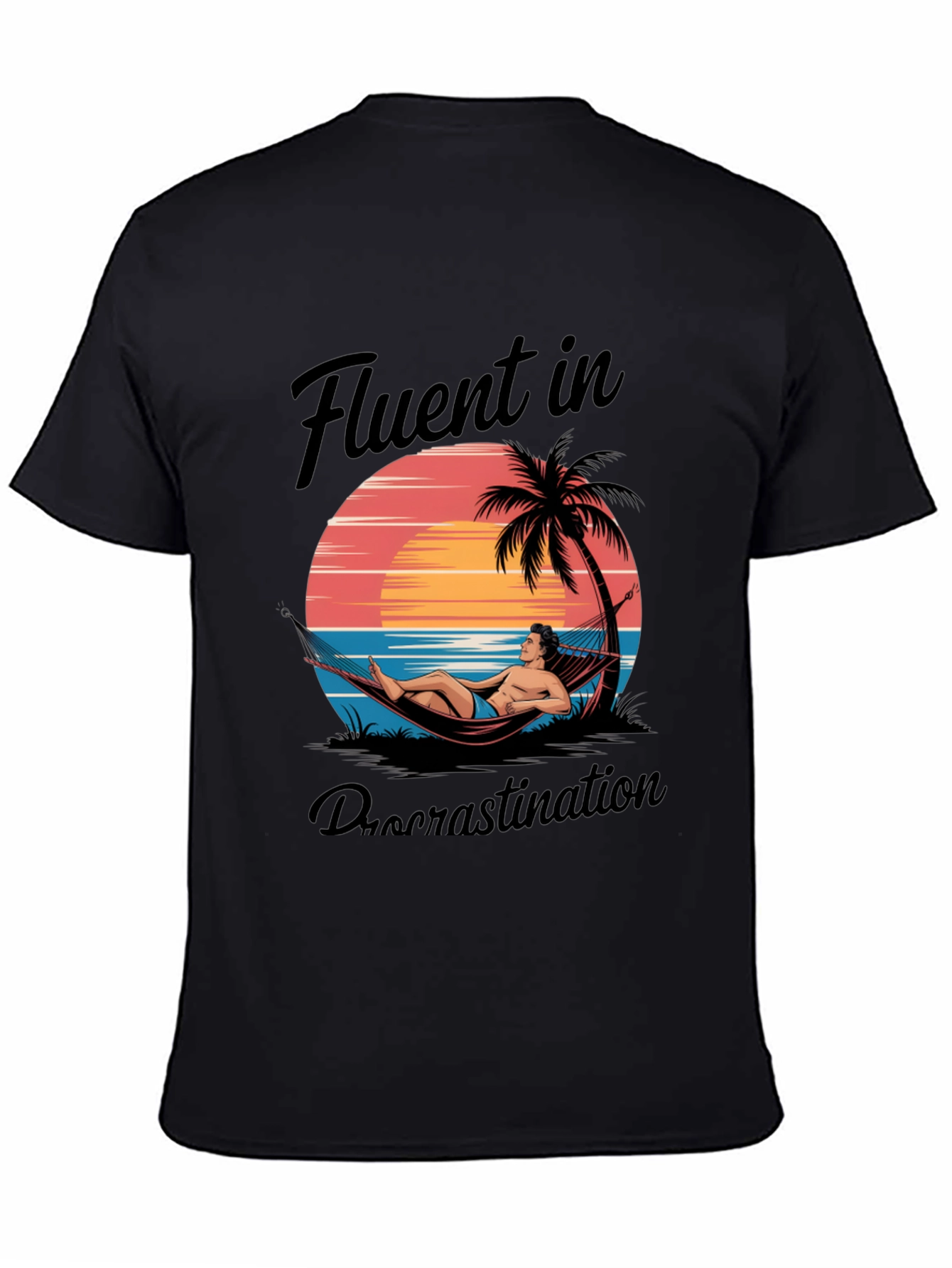 Fluent in Procrastination Graphic Tee
