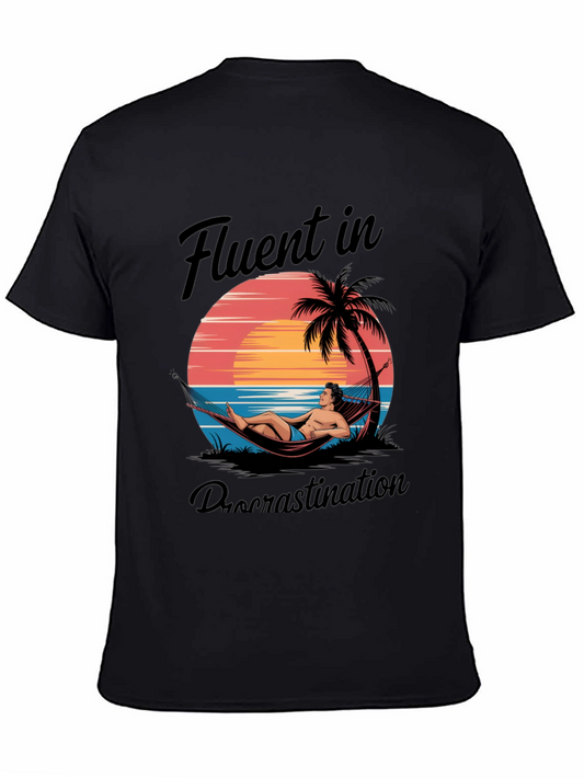 Fluent in Procrastination Graphic Tee