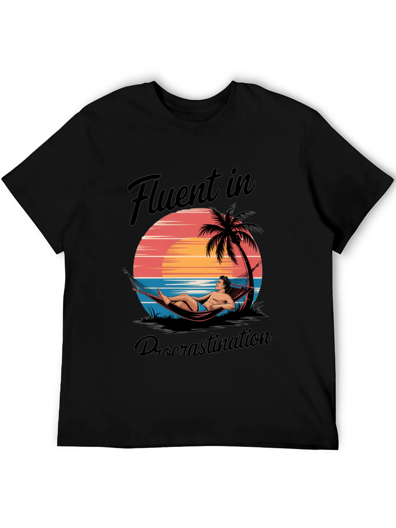 Fluent in Procrastination Graphic Tee