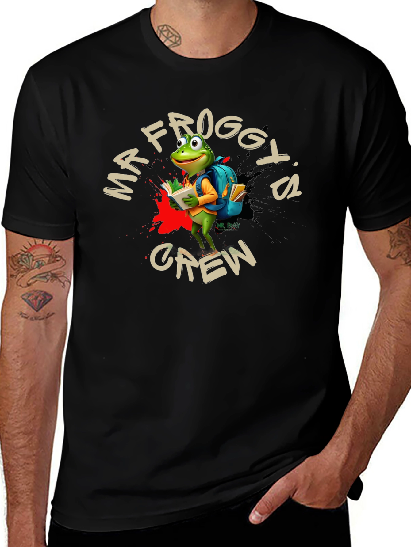 Mr. Froggys Crew Graphic Tee