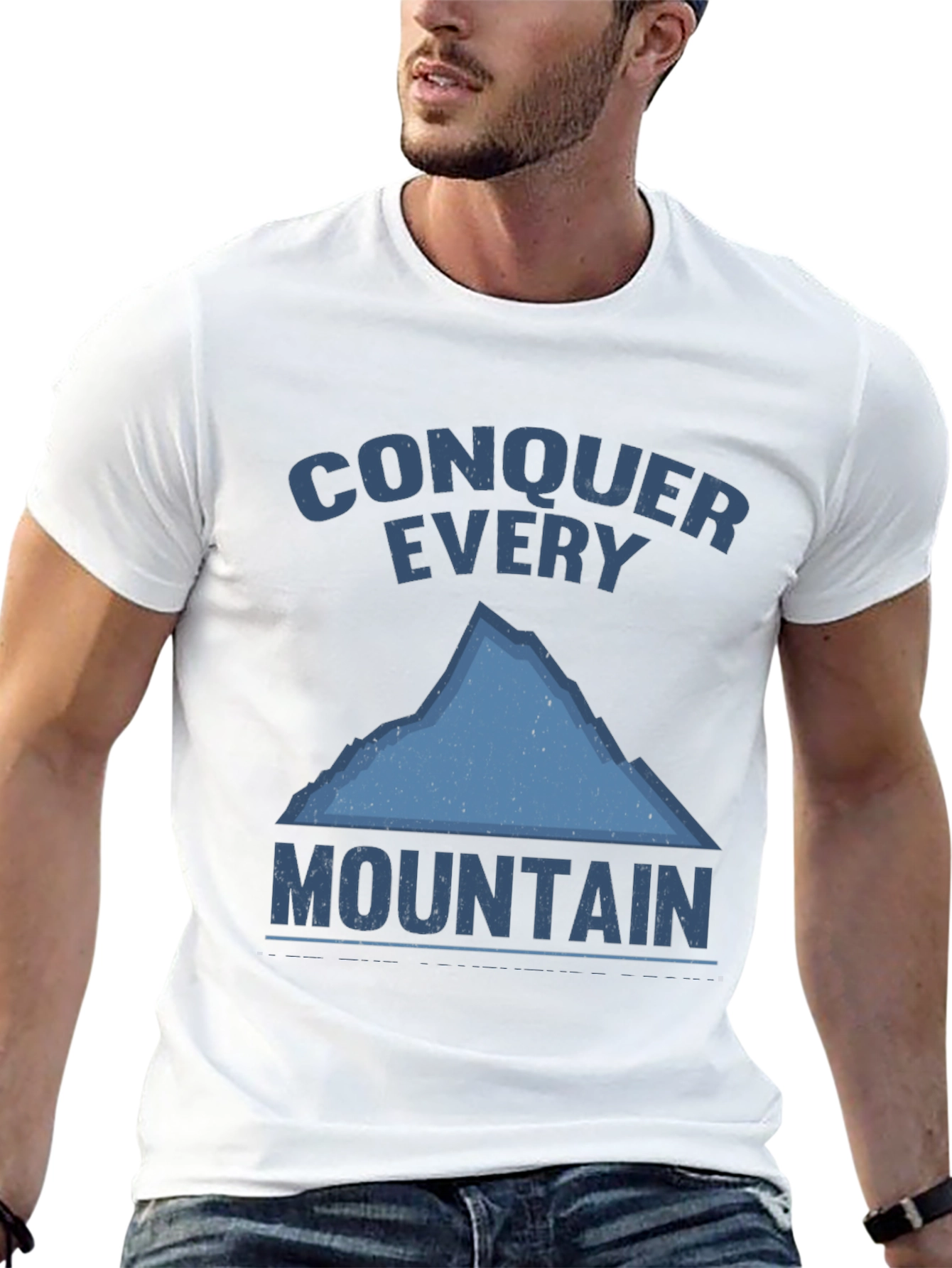 Conquer Every Mountain Graphic T-Shirt