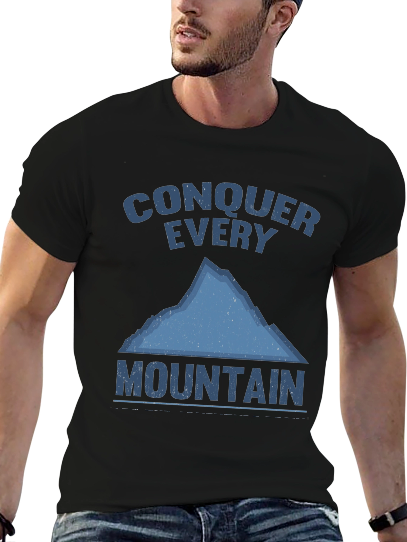 Conquer Every Mountain Graphic T-Shirt