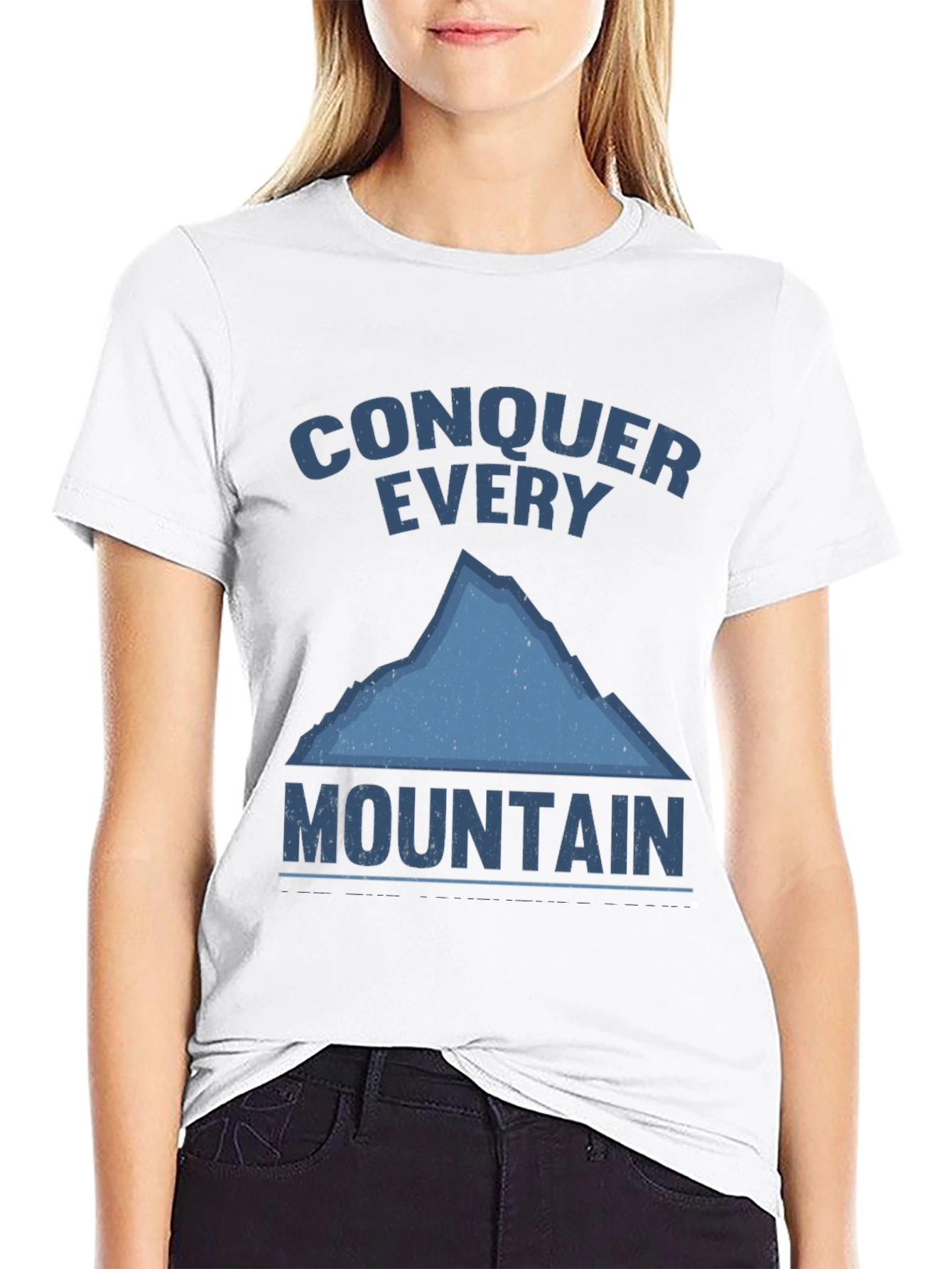 Conquer Every Mountain Graphic T-Shirt
