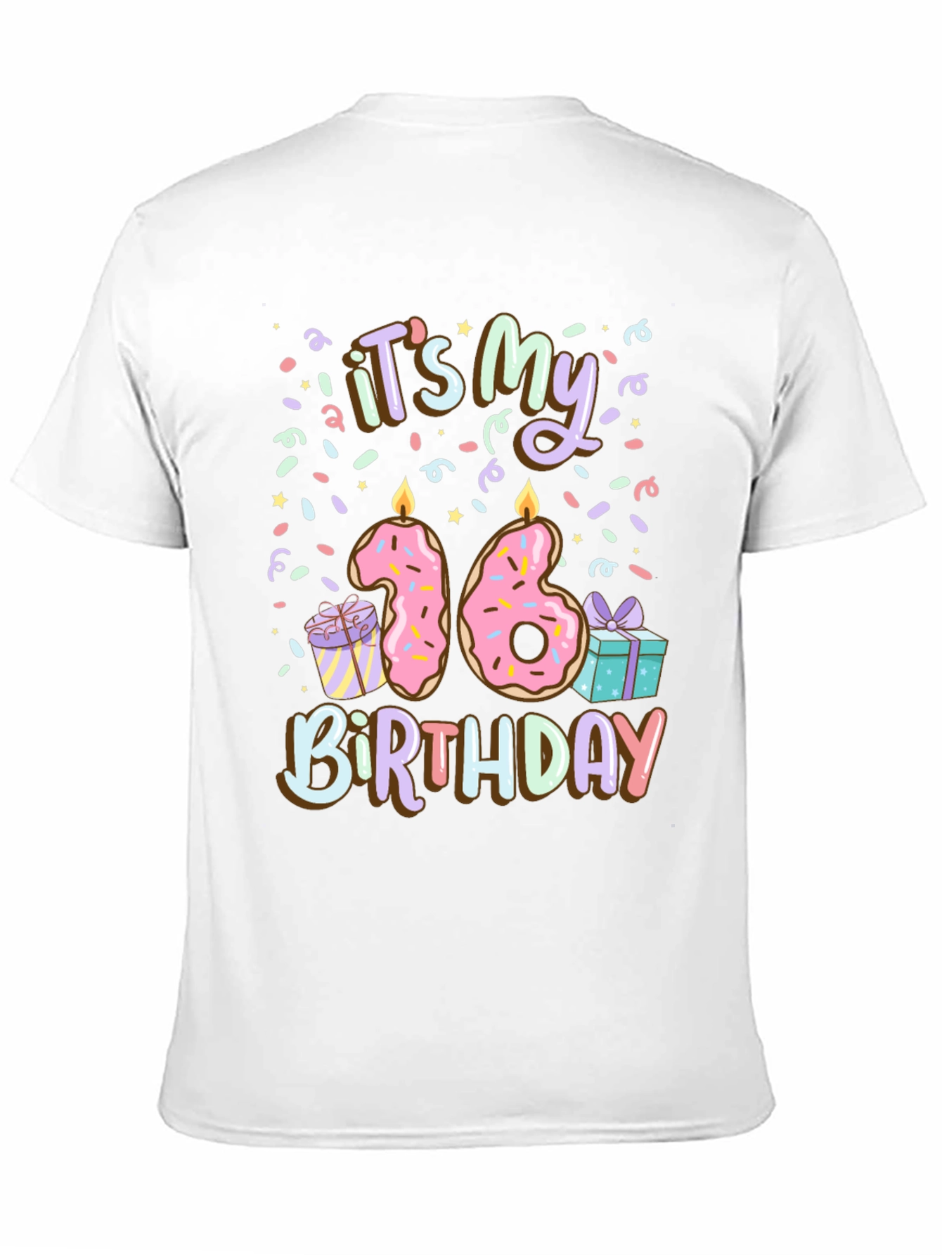 Sweet Sixteen Birthday Donut Tee
