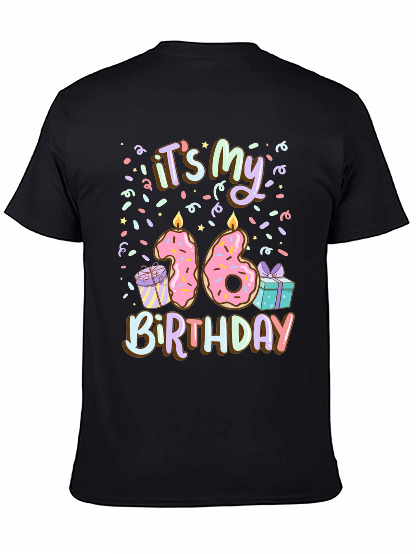 Sweet Sixteen Birthday Donut Tee