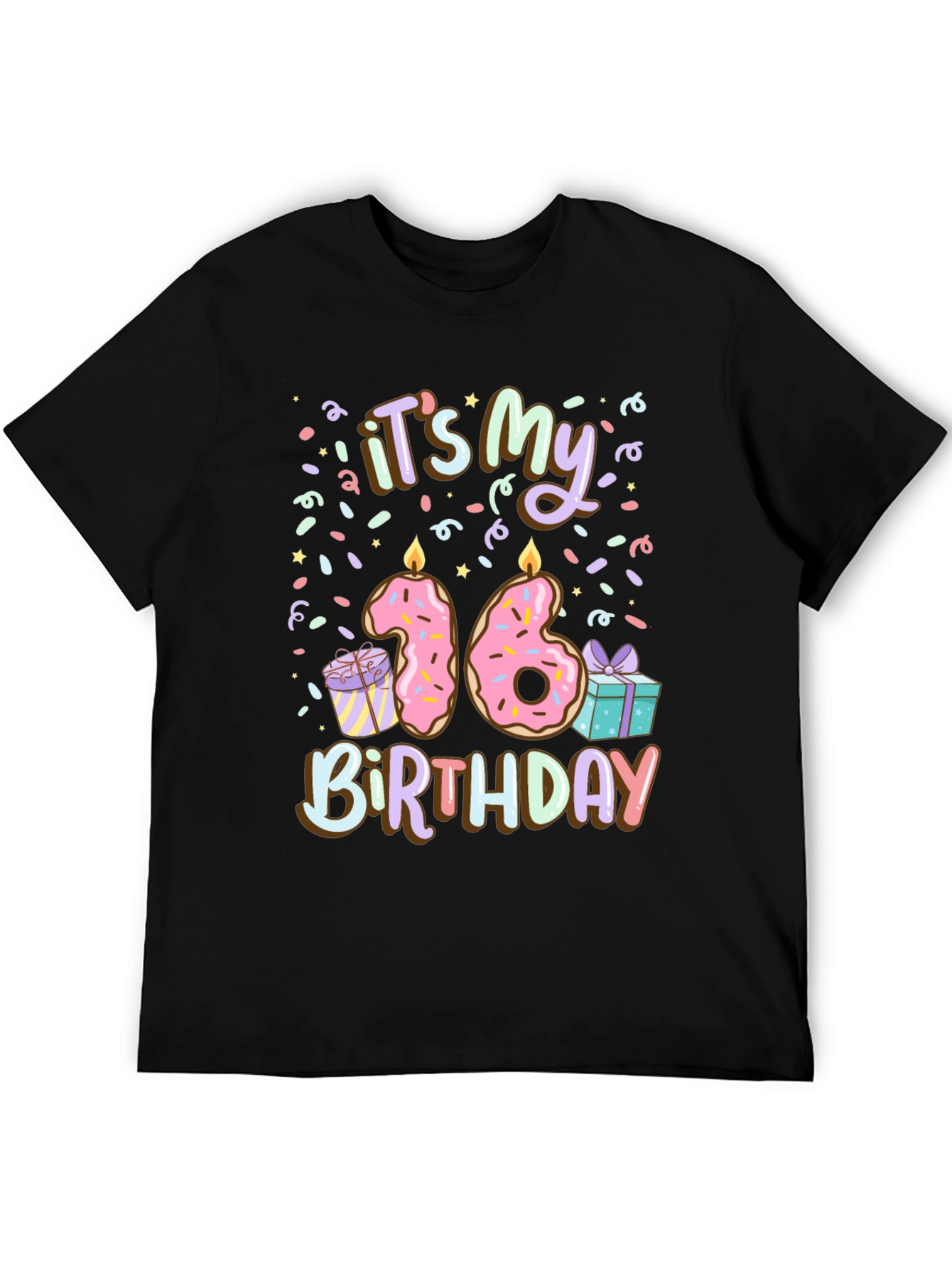 Sweet Sixteen Birthday Donut Tee
