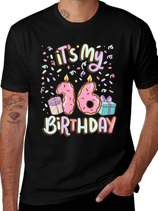 Sweet Sixteen Birthday Donut Tee