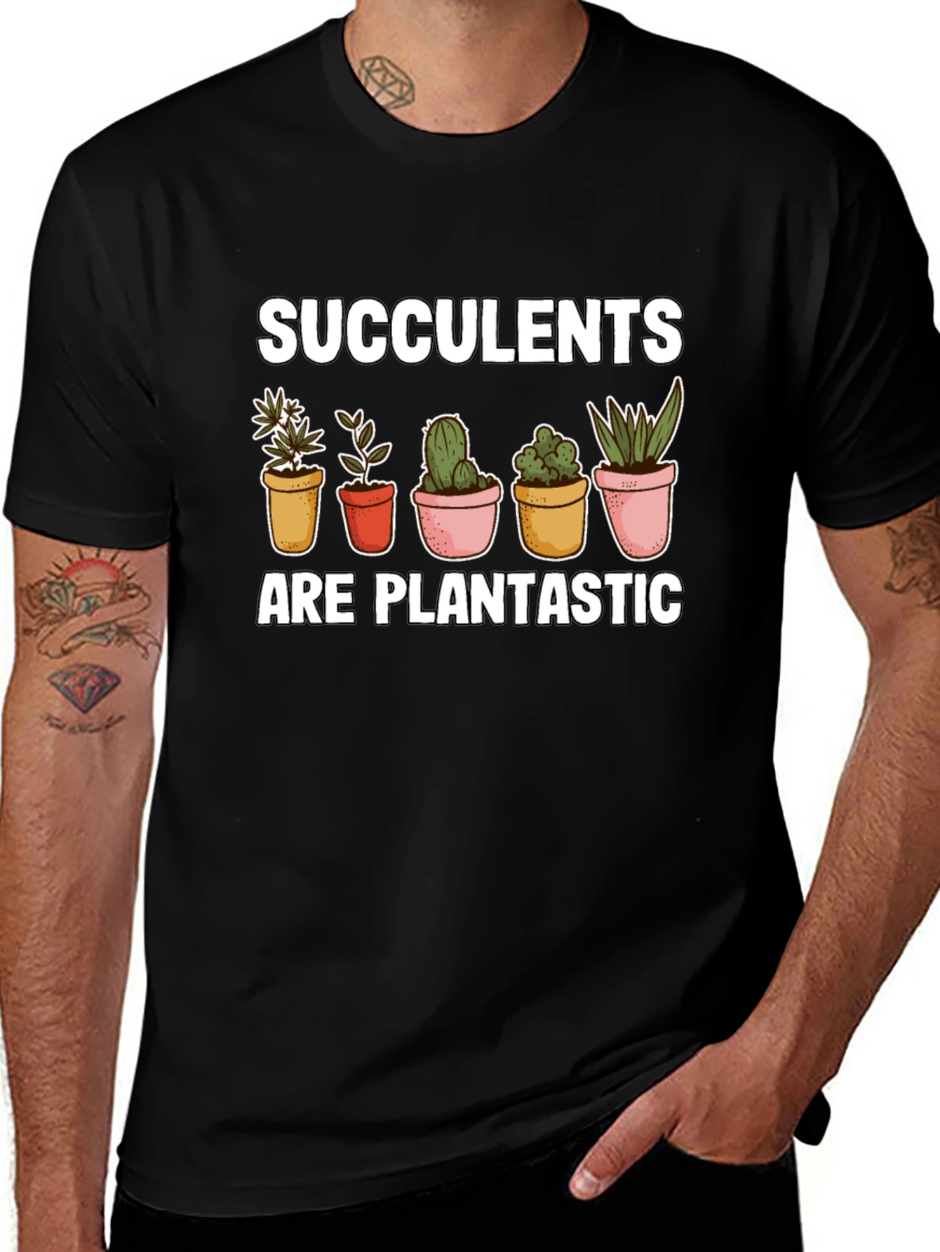 Succulents Plantastic Graphic Tee