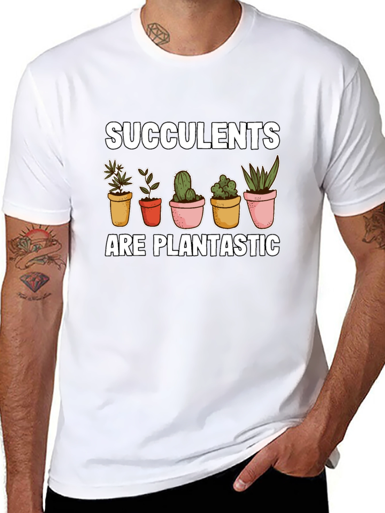 Succulents Plantastic Graphic Tee