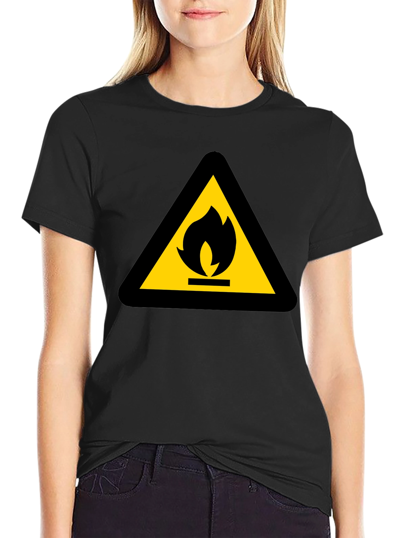 Flammable Hazard Warning T-Shirt
