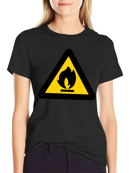 Flammable Hazard Warning T-Shirt