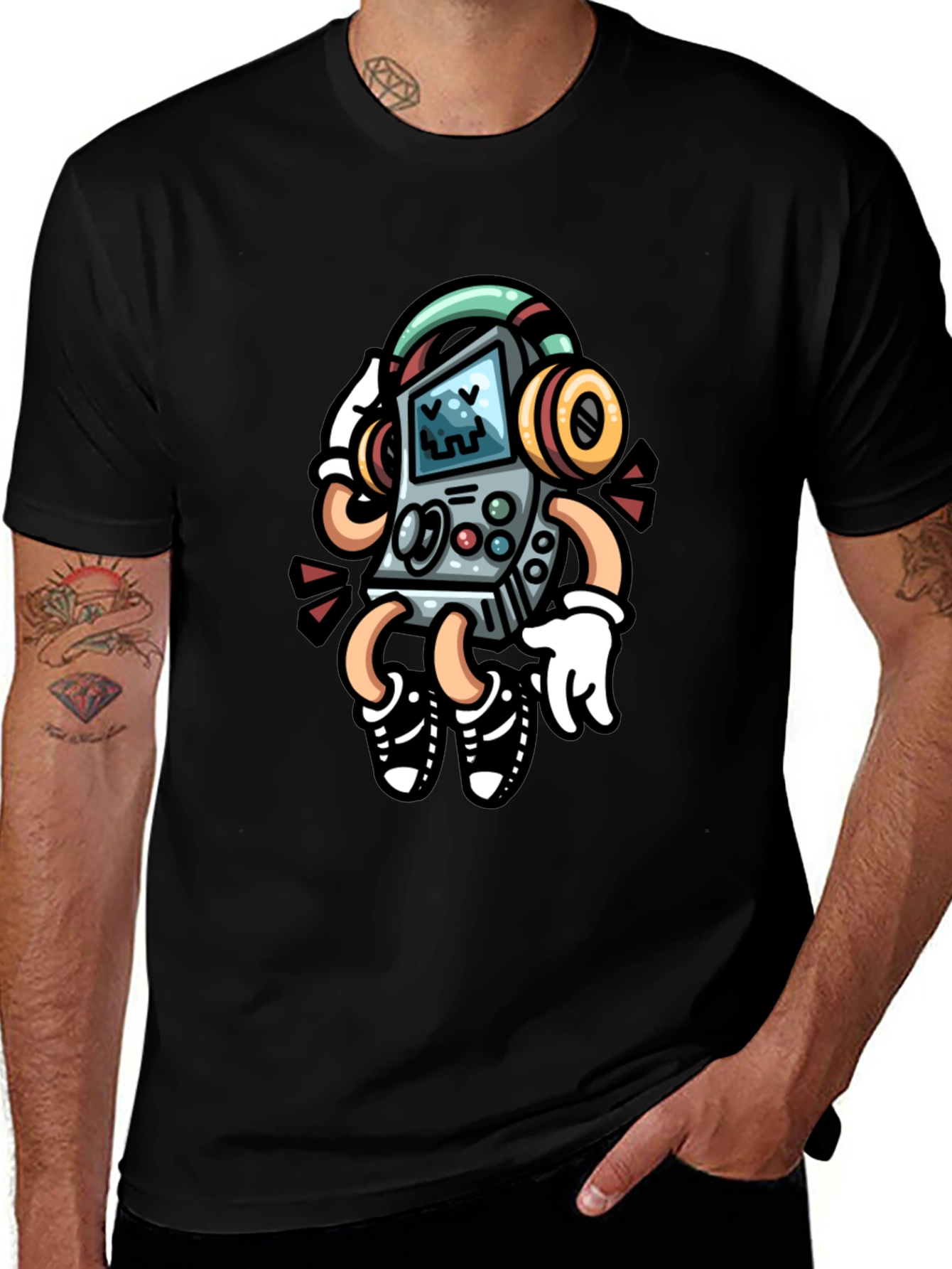 Cartoon Game Console T-Shirt