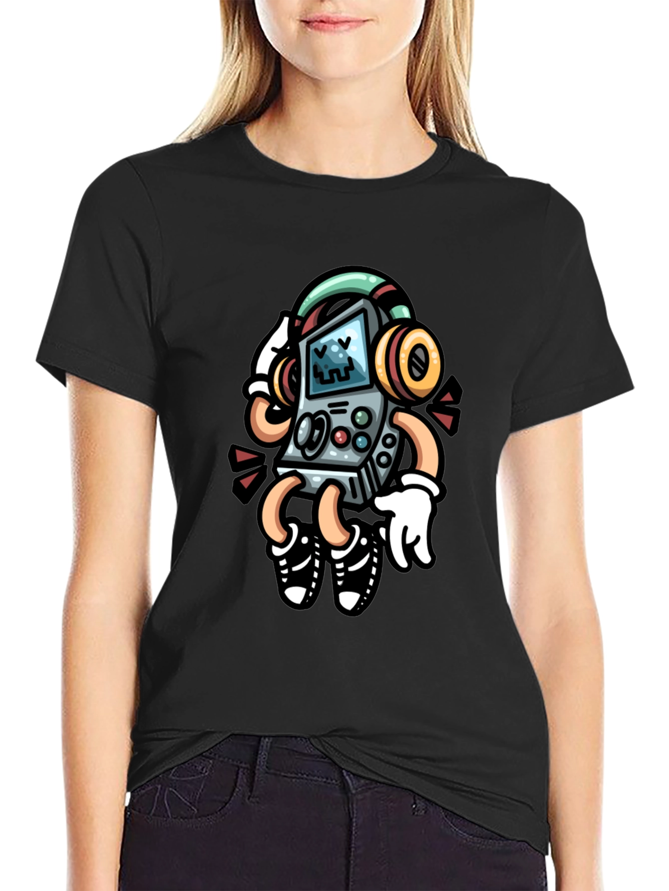Cartoon Game Console T-Shirt
