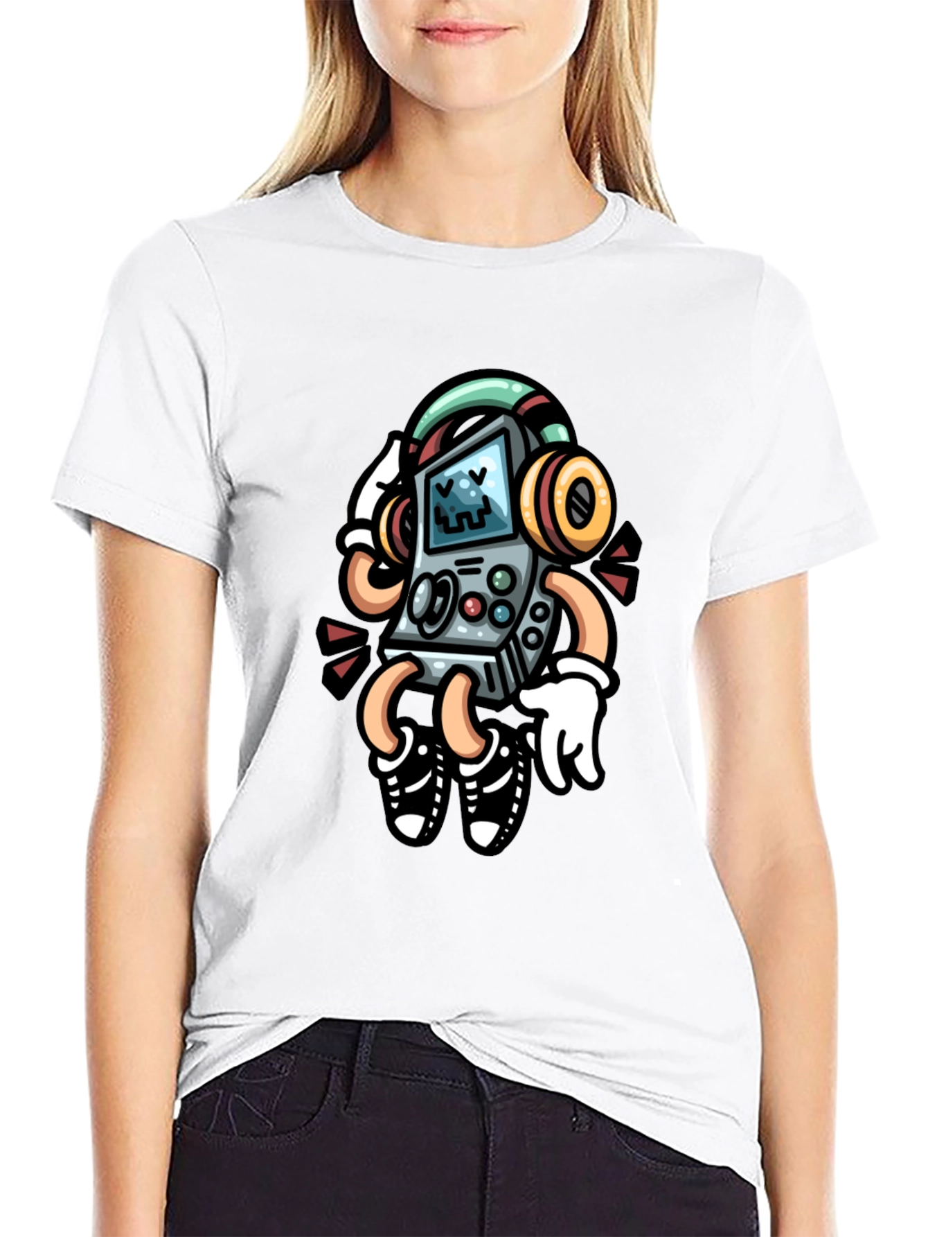 Cartoon Game Console T-Shirt