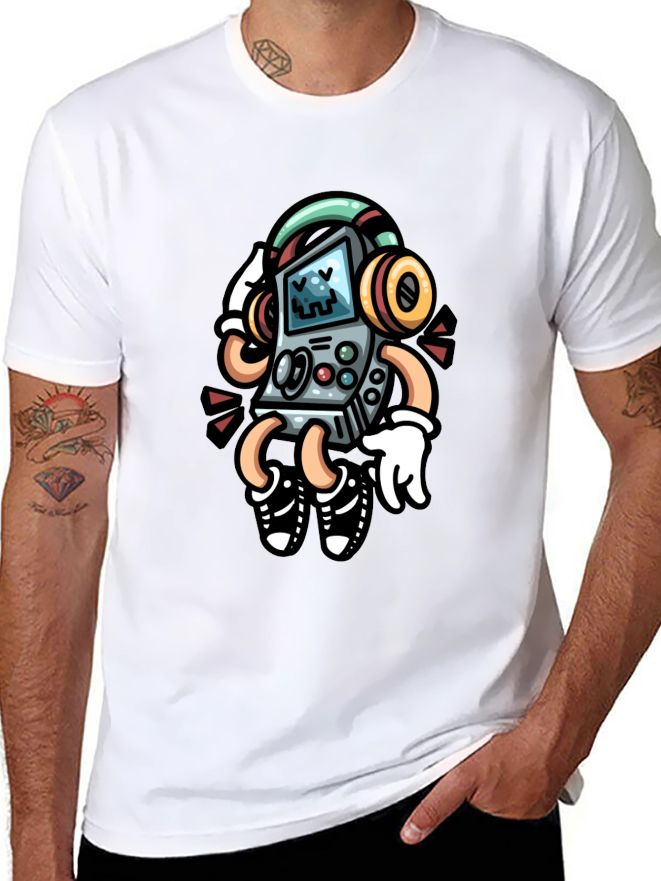 Cartoon Game Console T-Shirt
