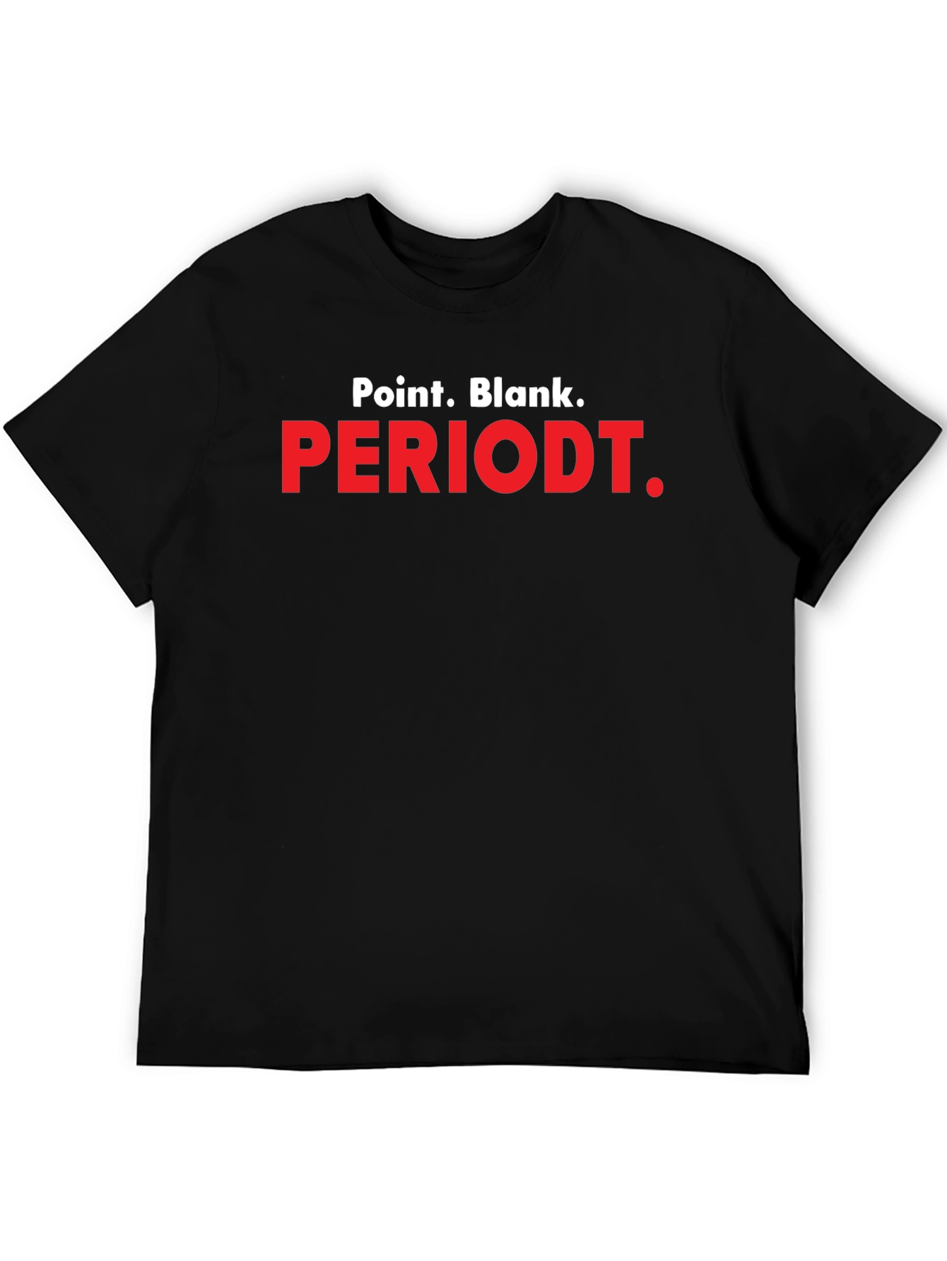 Point Blank Periodt. Black Graphic Tee