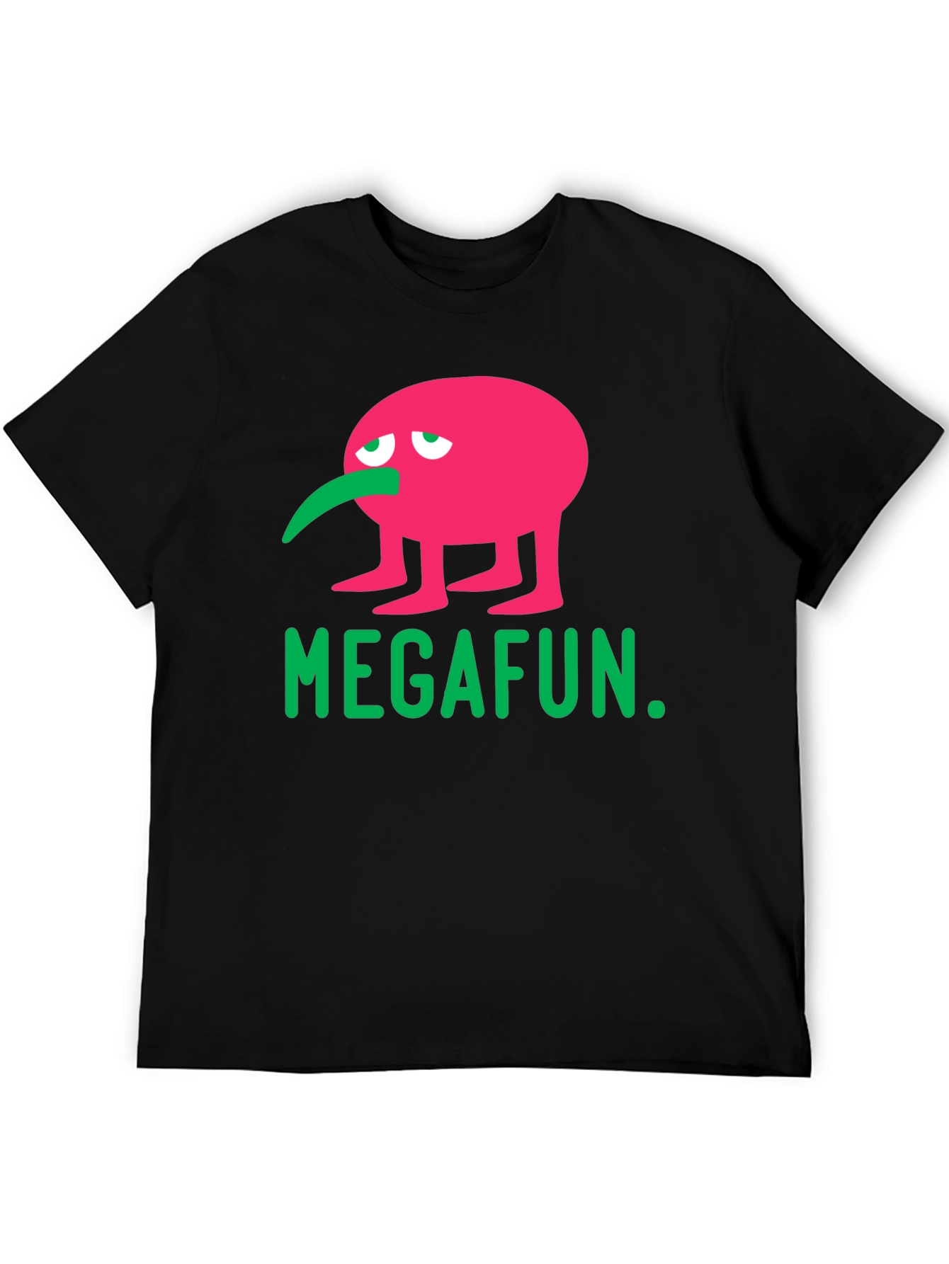 MEGAFUN Pink Character Graphic T-Shirt