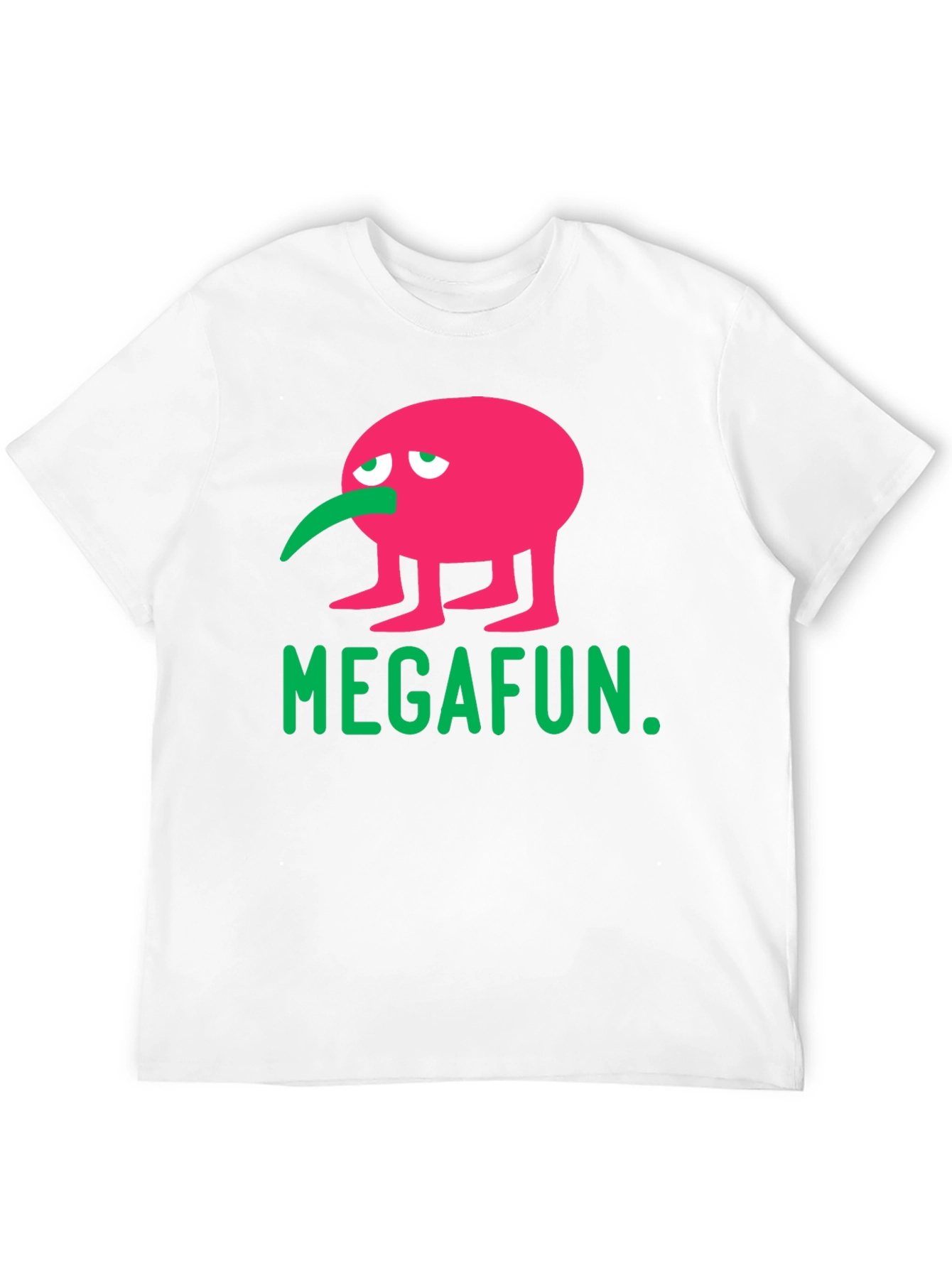 MEGAFUN Pink Character Graphic T-Shirt