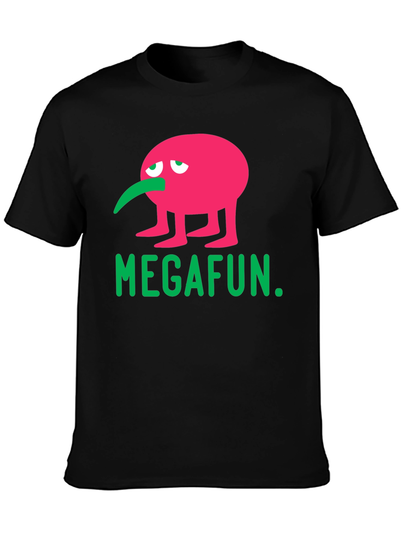 MEGAFUN Pink Character Graphic T-Shirt