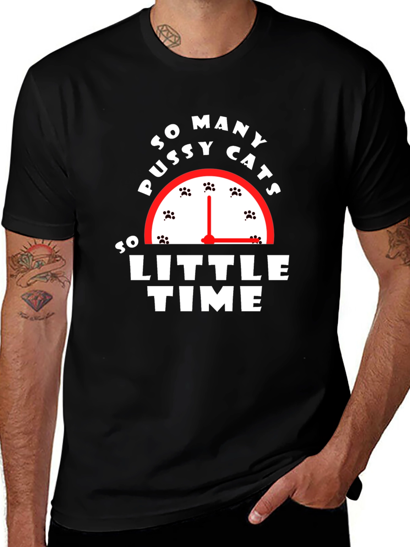 So Many Cats So Little Time Graphic Tee