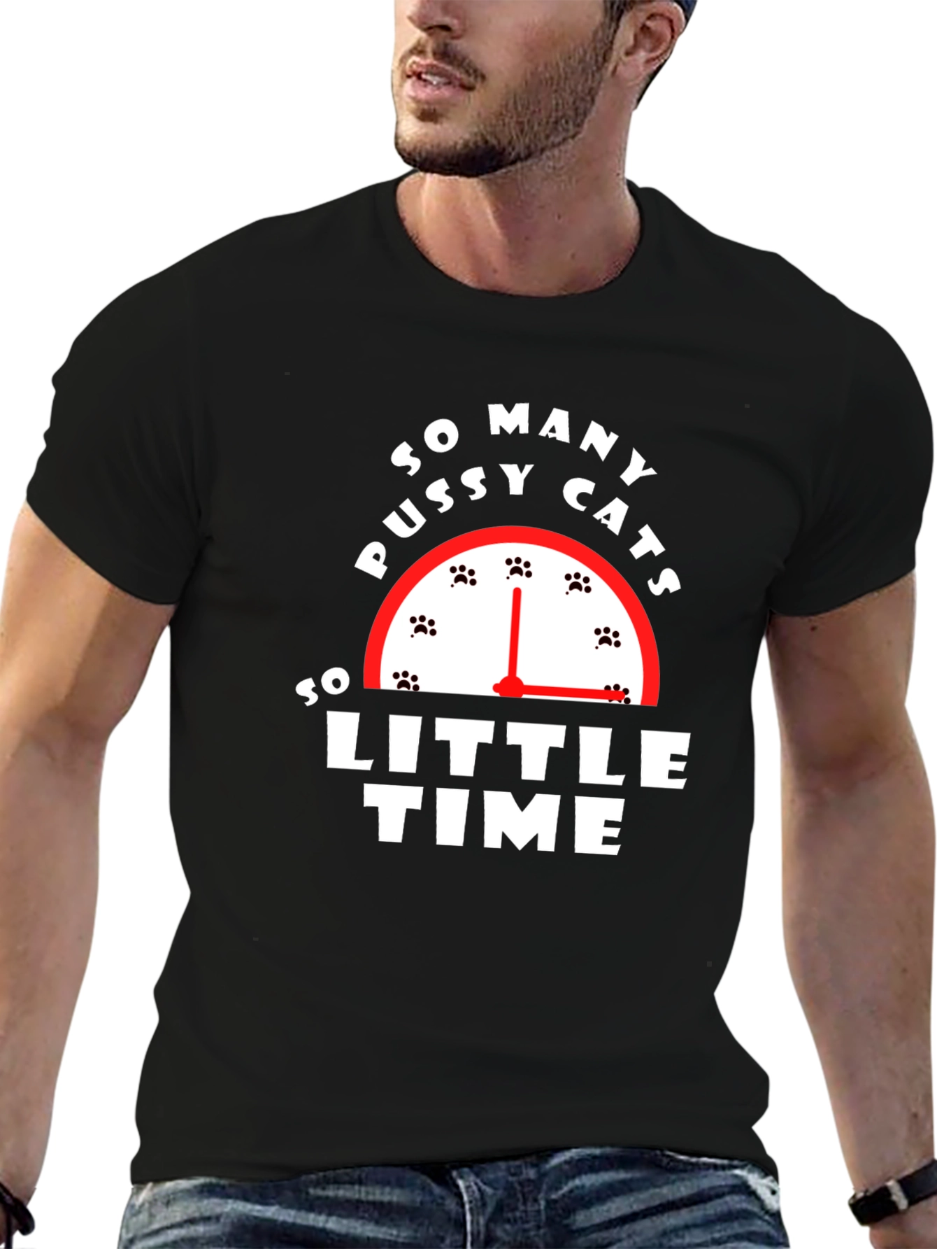 So Many Cats So Little Time Graphic Tee