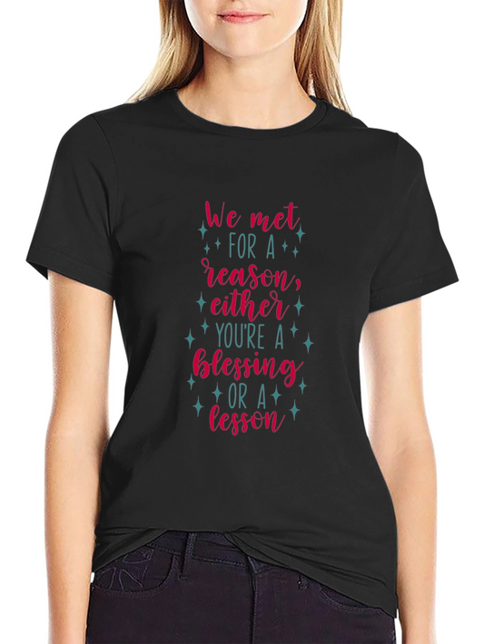 Mens Black T-Shirt - Inspirational Message