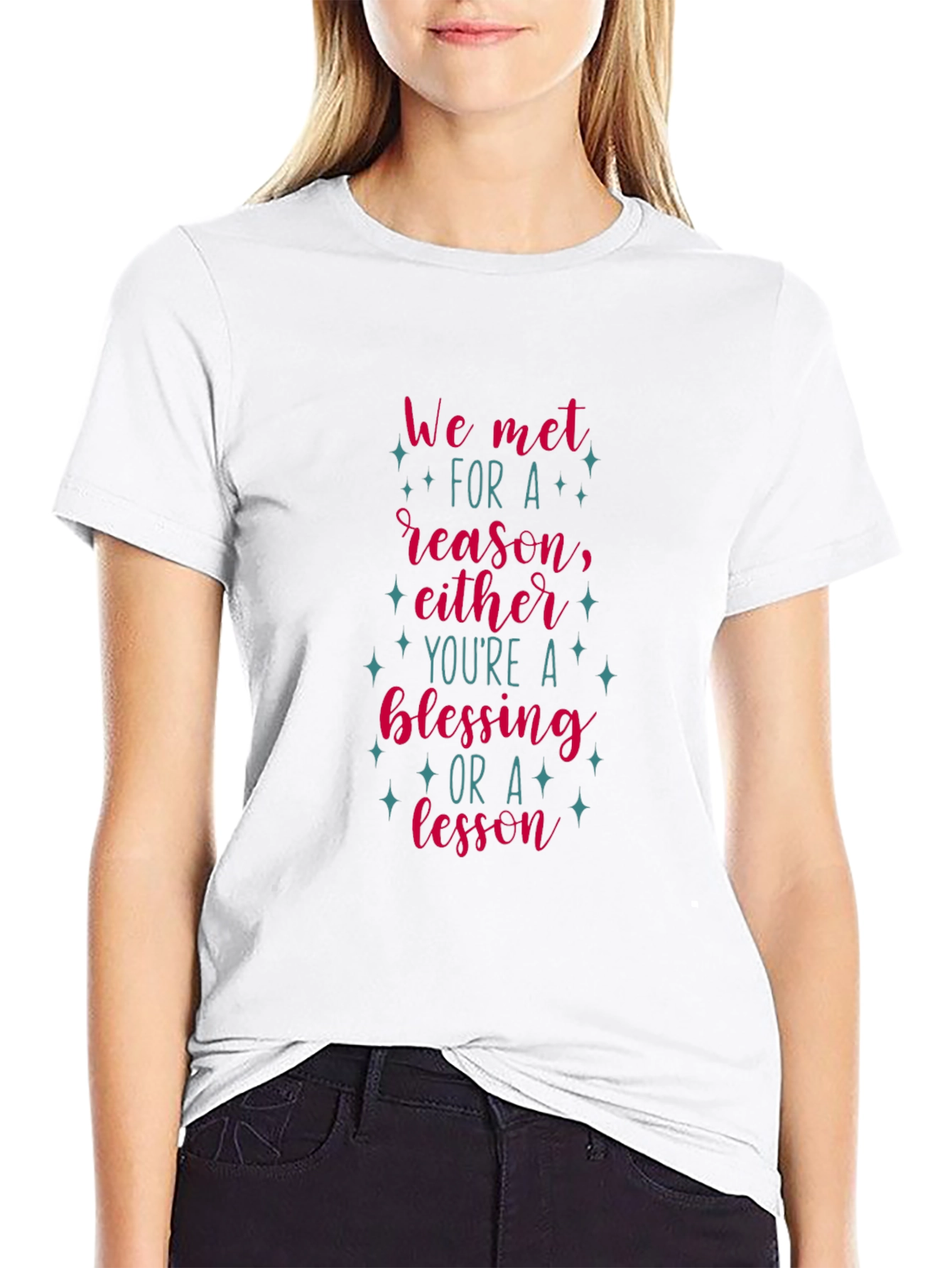 Mens Black T-Shirt - Inspirational Message