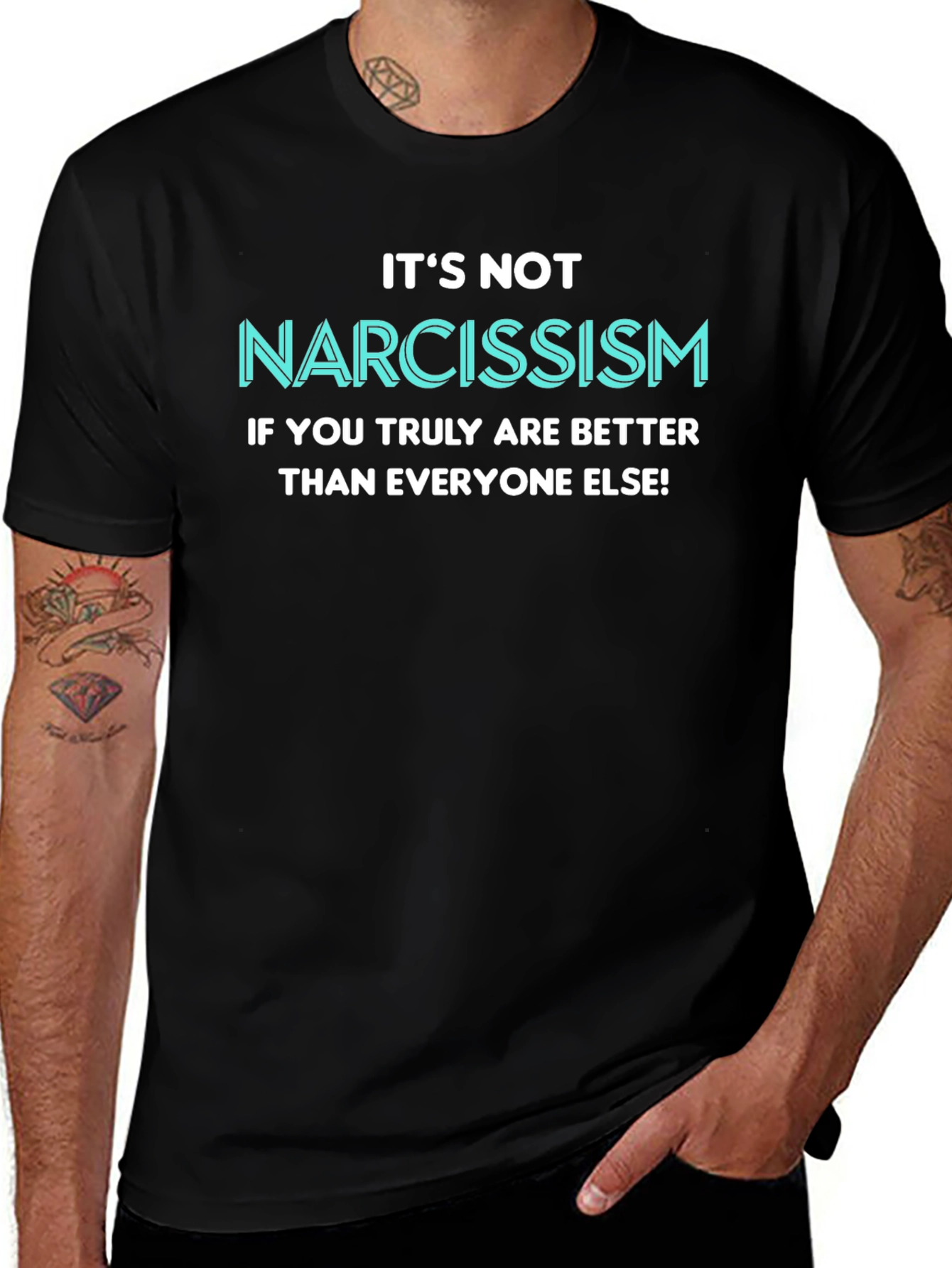 Narcissism Funny Slogan T-Shirt