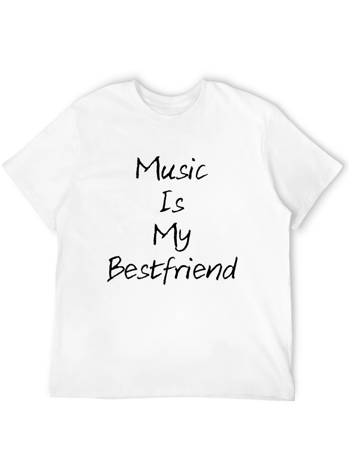 Music Is My Bestfriend Black T-Shirt