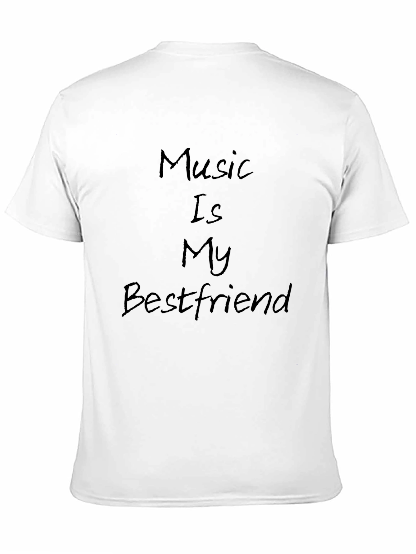 Music Is My Bestfriend Black T-Shirt