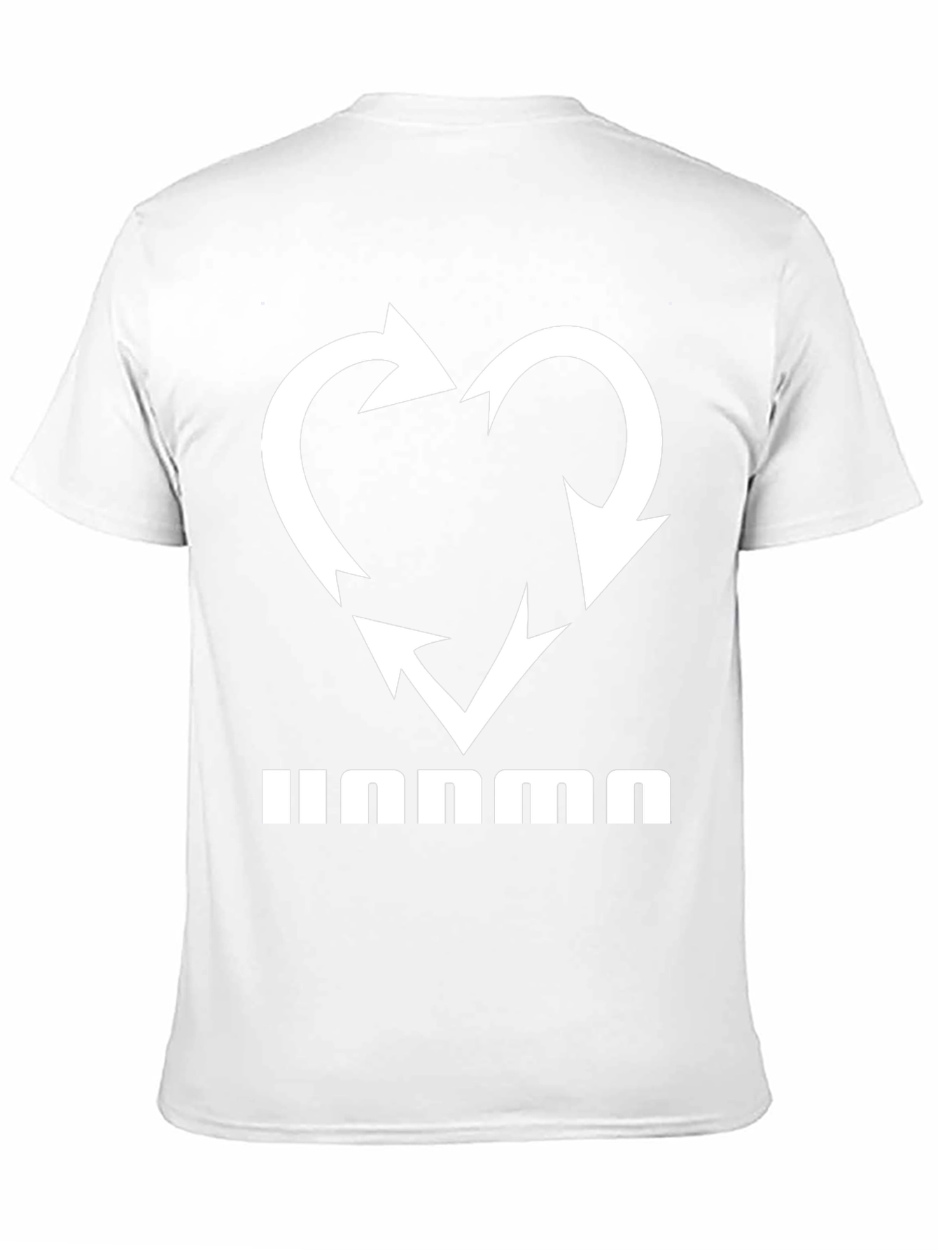 Heart Recycle Arrows Black Tee