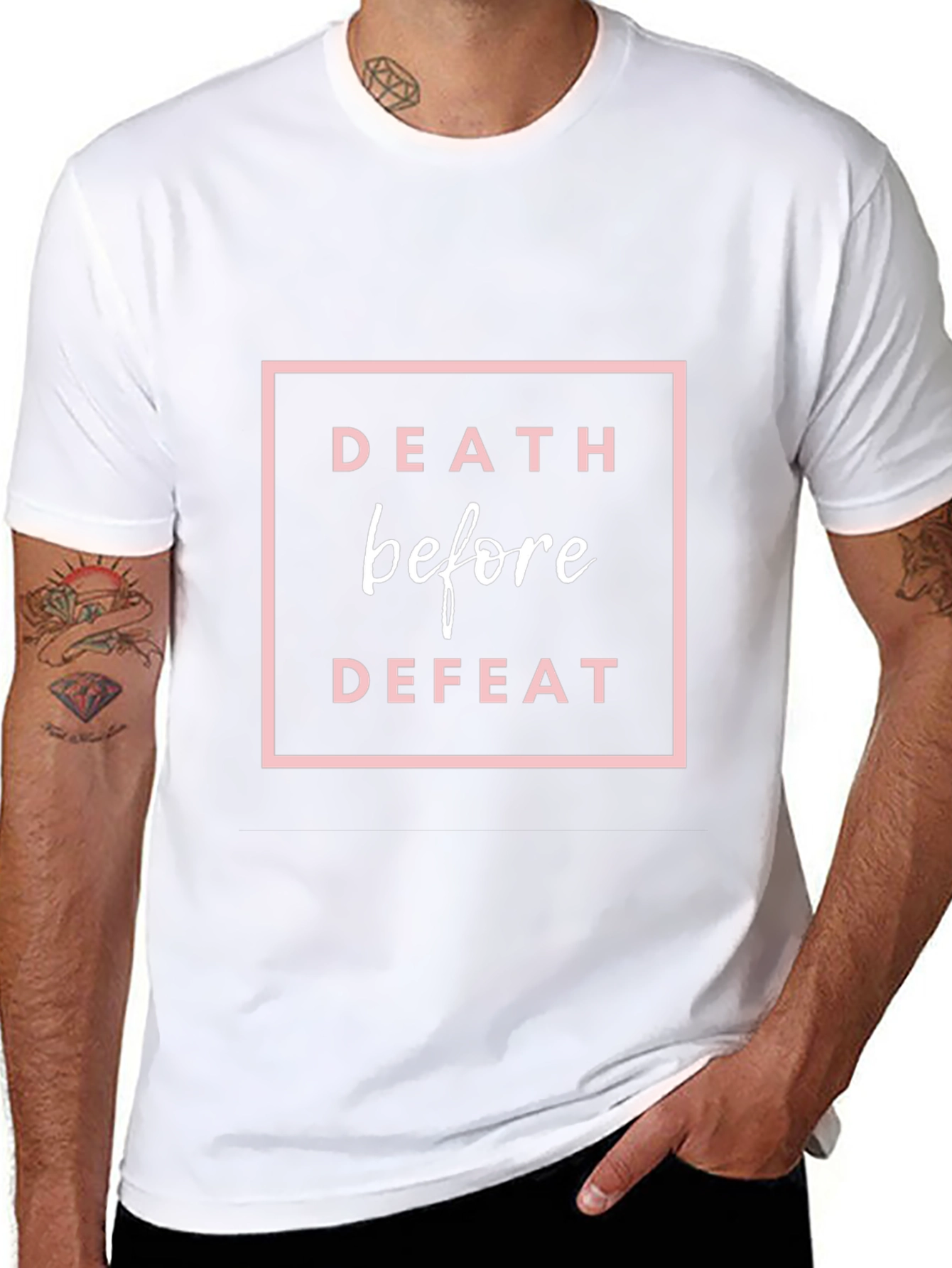 Death Before Defeat Graphic Tee