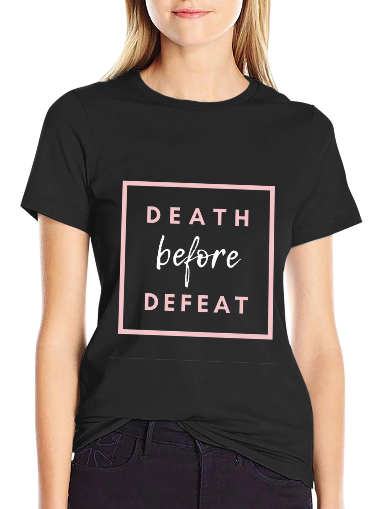 Death Before Defeat Graphic Tee
