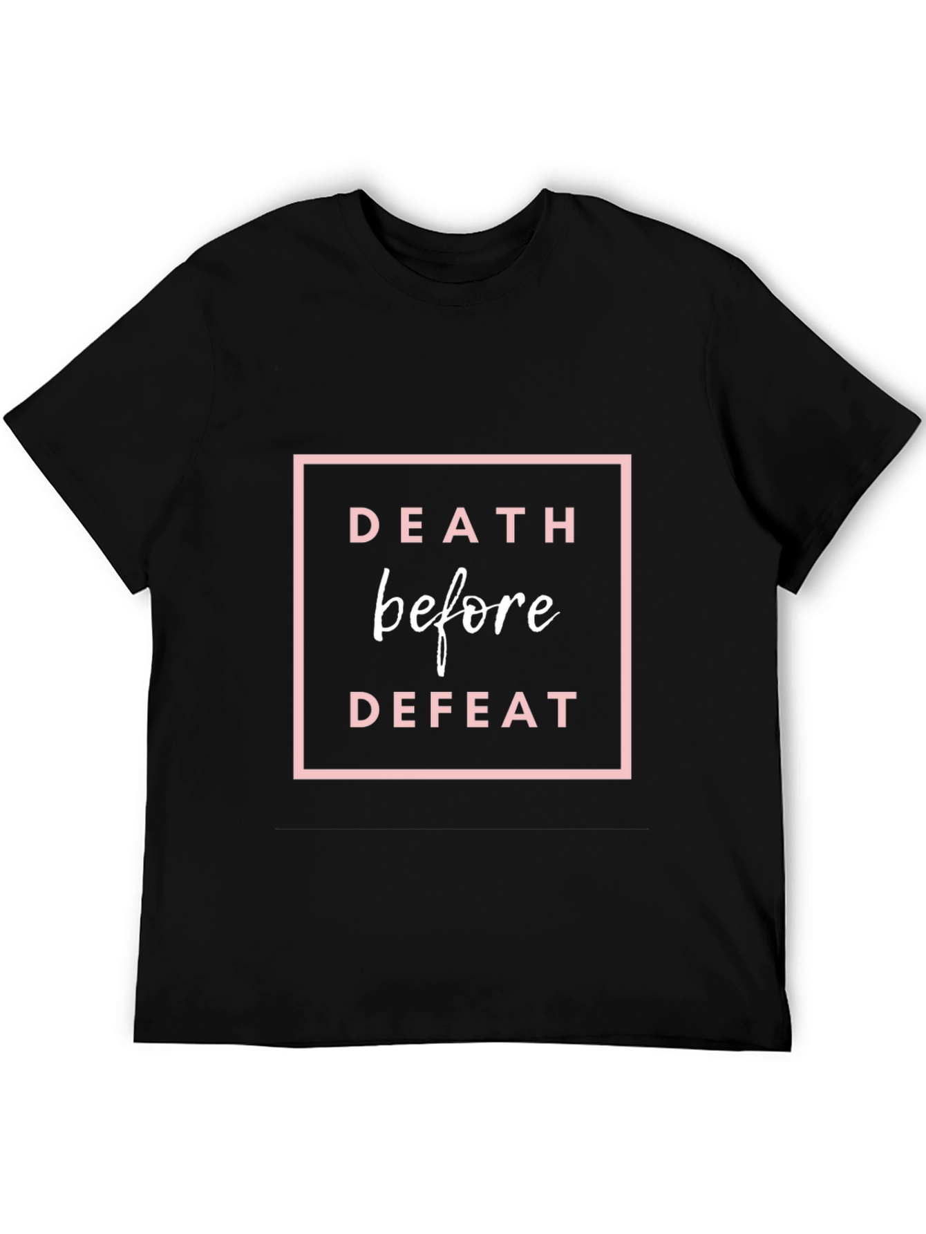 Death Before Defeat Graphic Tee