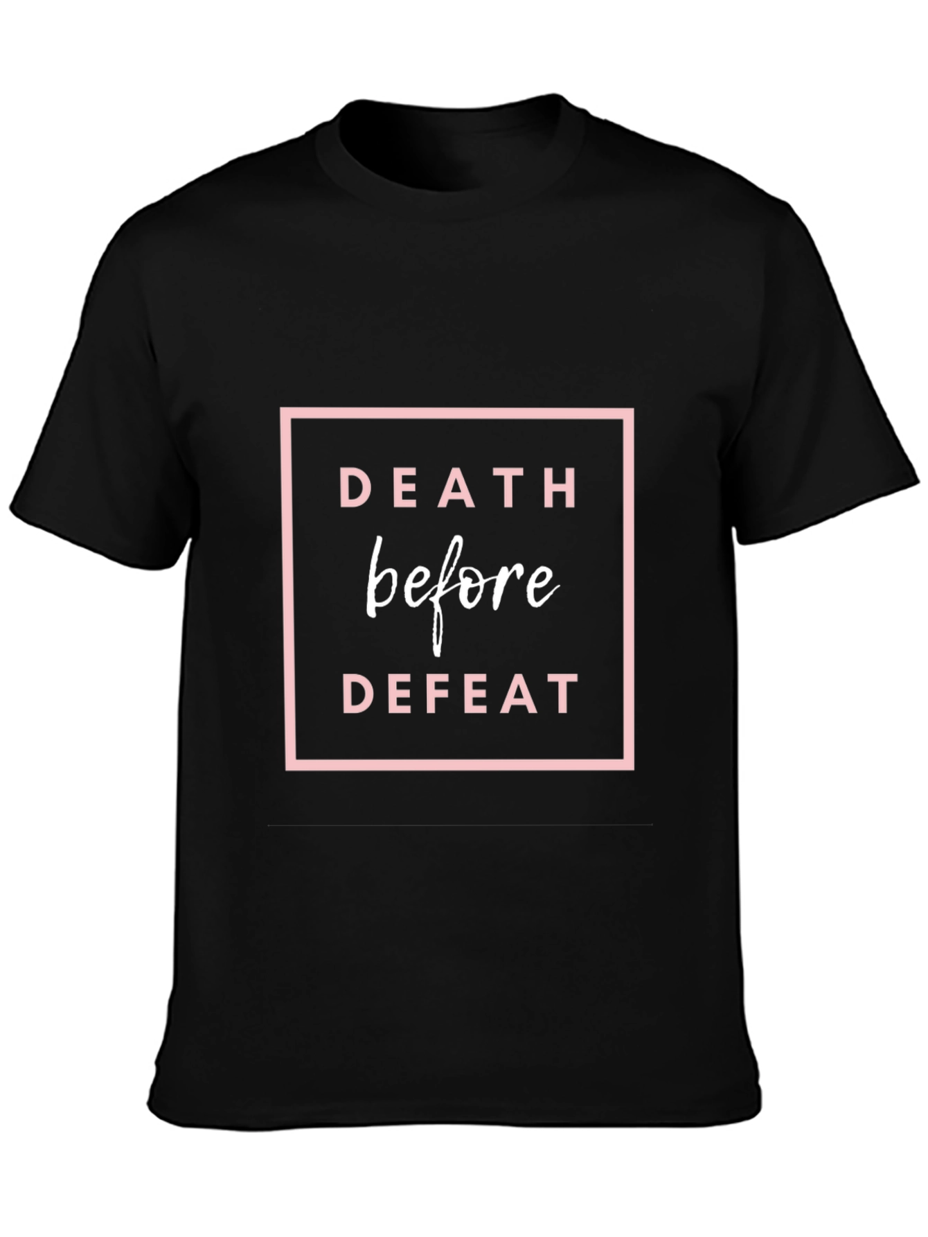 Death Before Defeat Graphic Tee