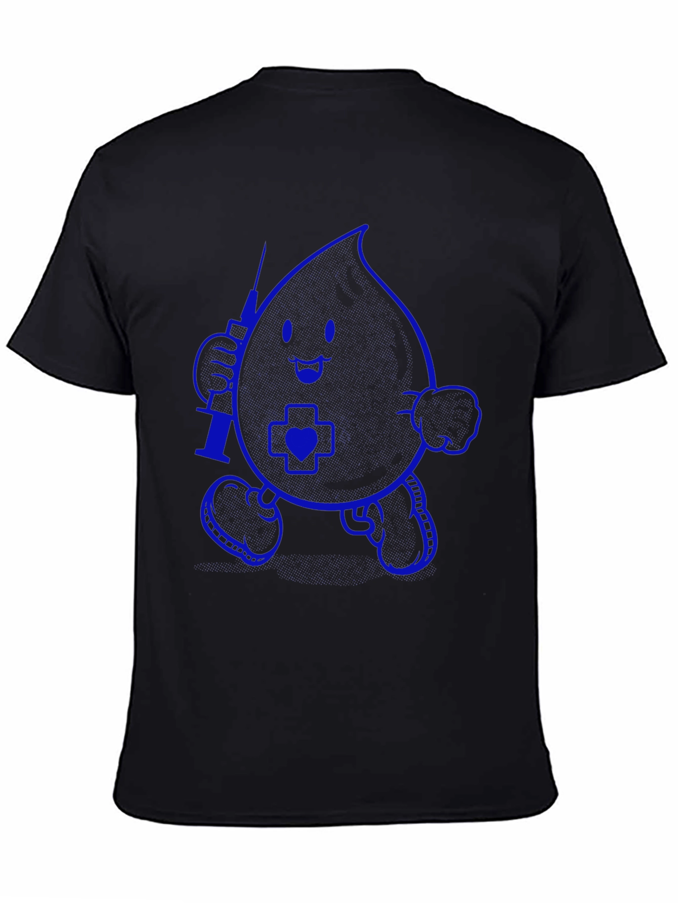Cartoon Blood Drop Nurse T-Shirt